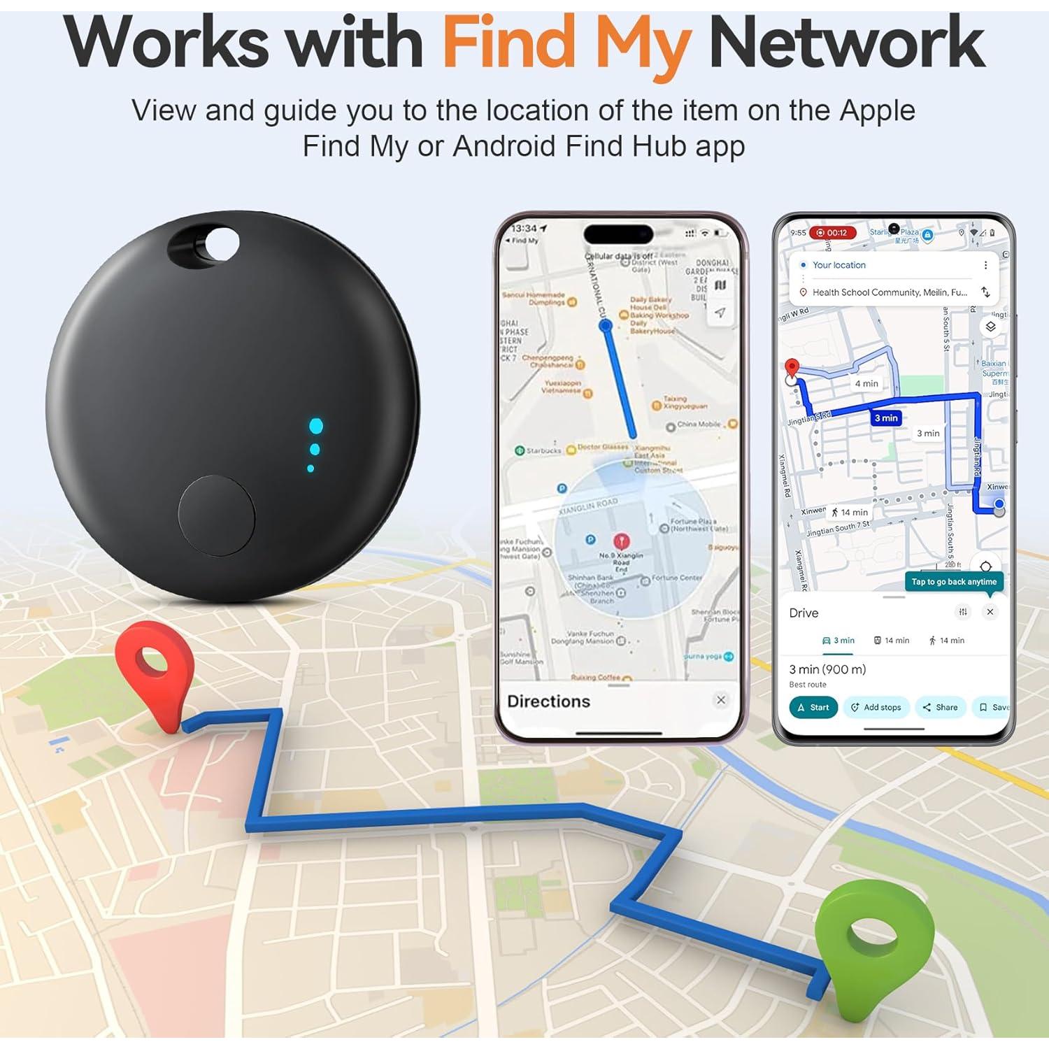 Etiquetas de Seguimiento Inteligentes Delumu - Dual iOS/Android