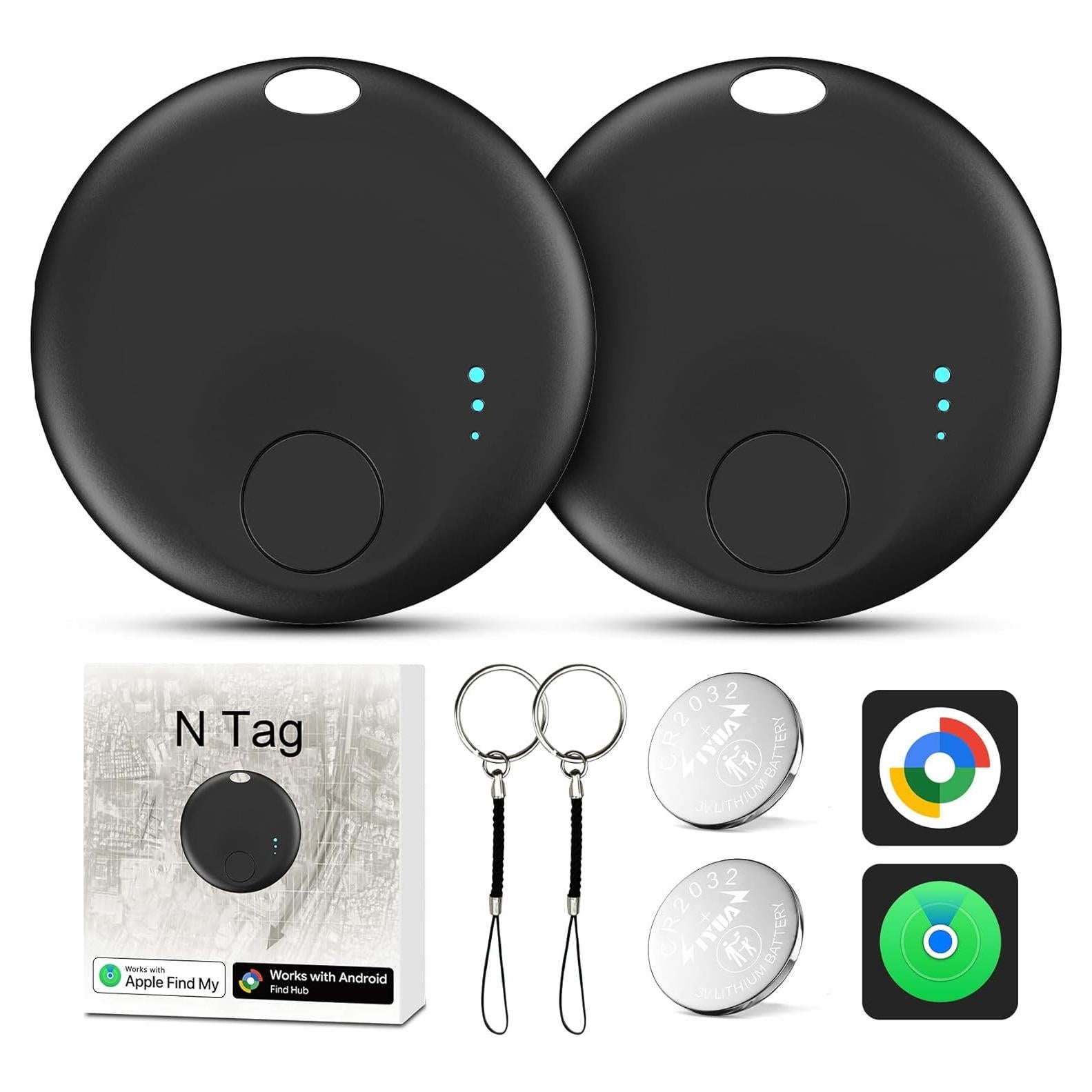 Etiquetas de Seguimiento Bluetooth FYSCKEJI N-TAG - Paquete de 2