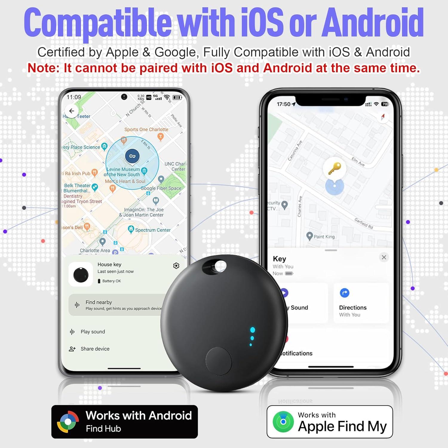 Etiquetas de Seguimiento Bluetooth FYSCKEJI N-TAG - Paquete de 2
