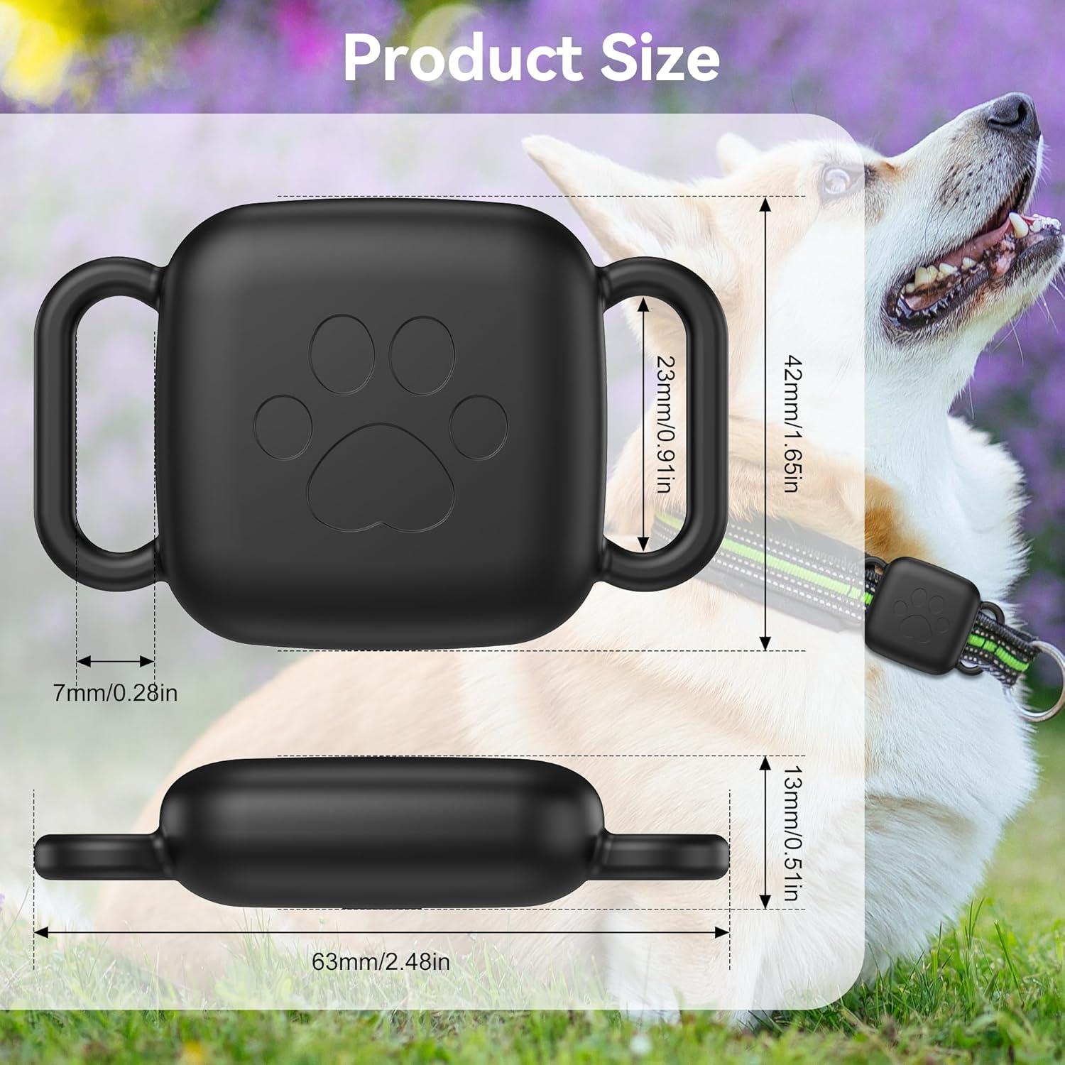 Soporte para Collar de Perro SkyArmor Tile Mate 2024, Funda Silicona Impermeable