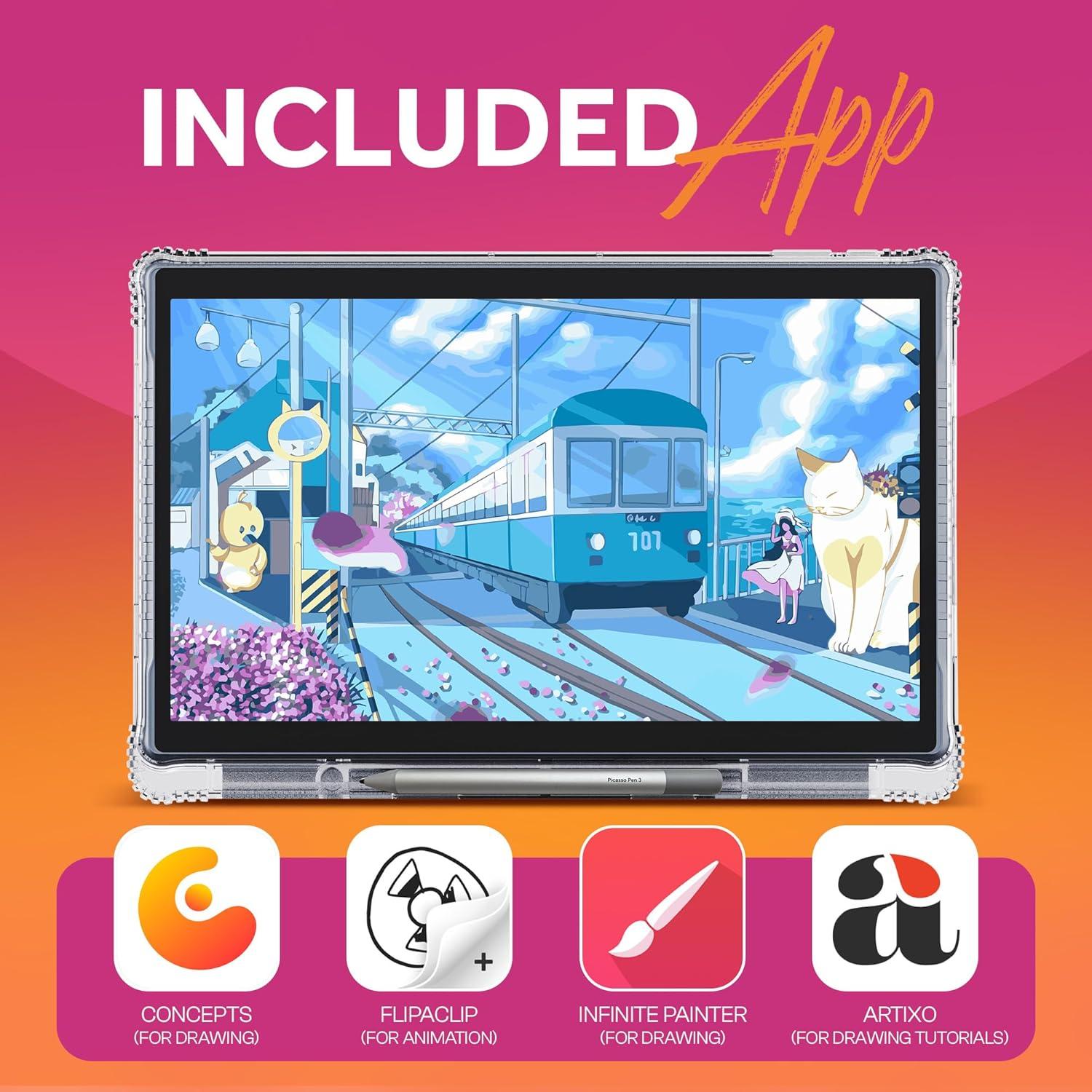 Tableta de Dibujo X11 PicassoTab 11" (27.94 cm) Portátil