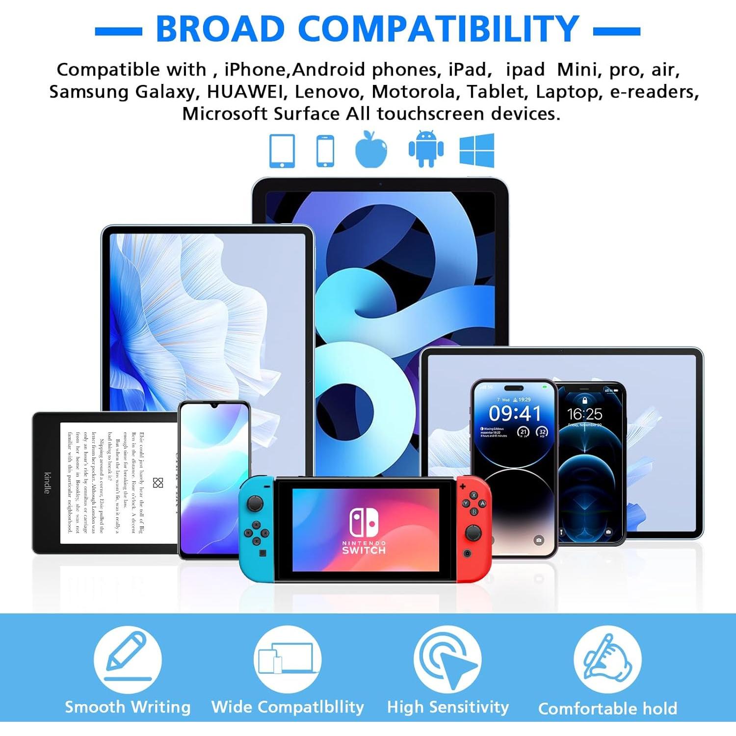 Bolígrafo Stylus Universal 5 Piezas StylusLink Alta Precisión