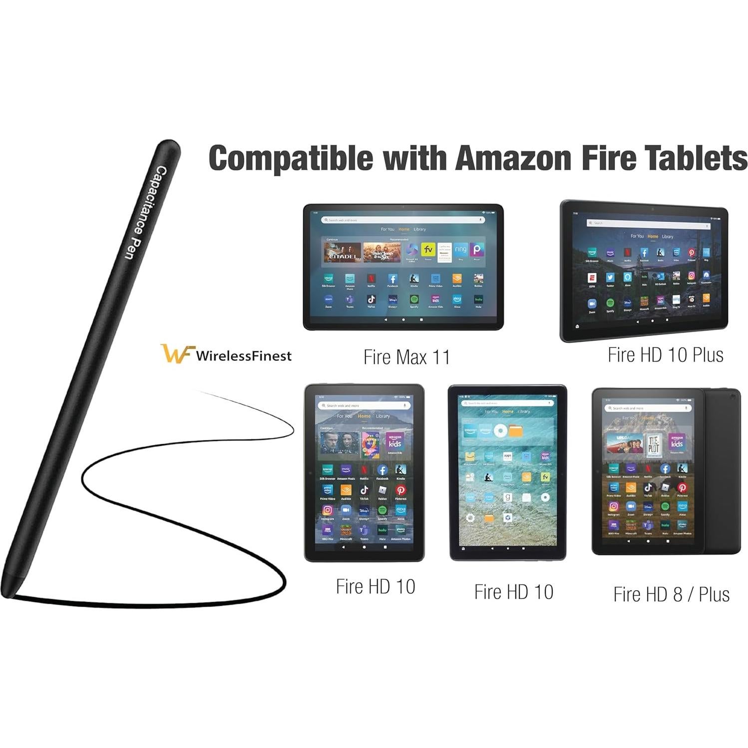 Bolígrafo Capacitivo Universal WirelessFinest para Tabletas