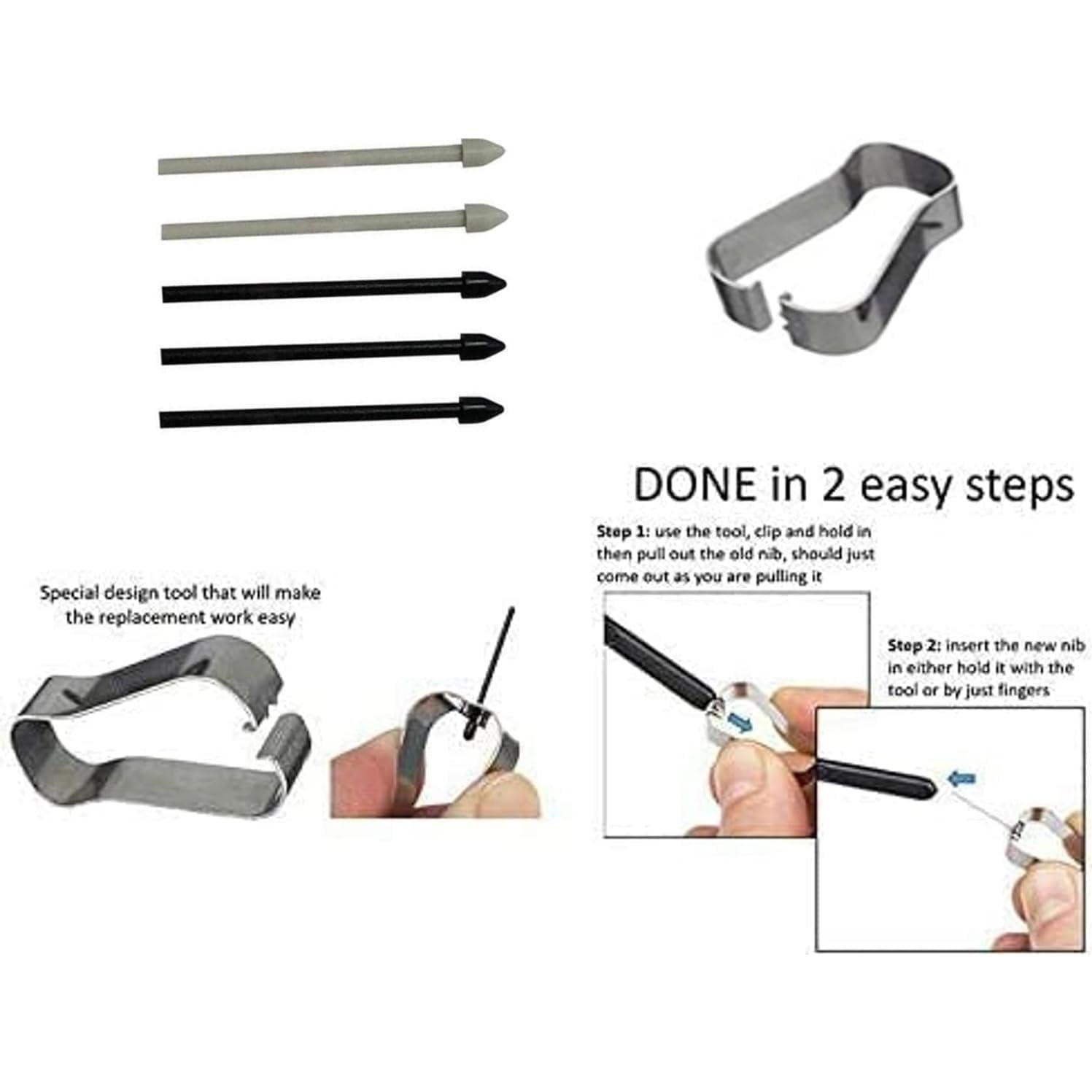 S Pen Reemplazo SLQ para Samsung Galaxy Tab S9 FE - Gris