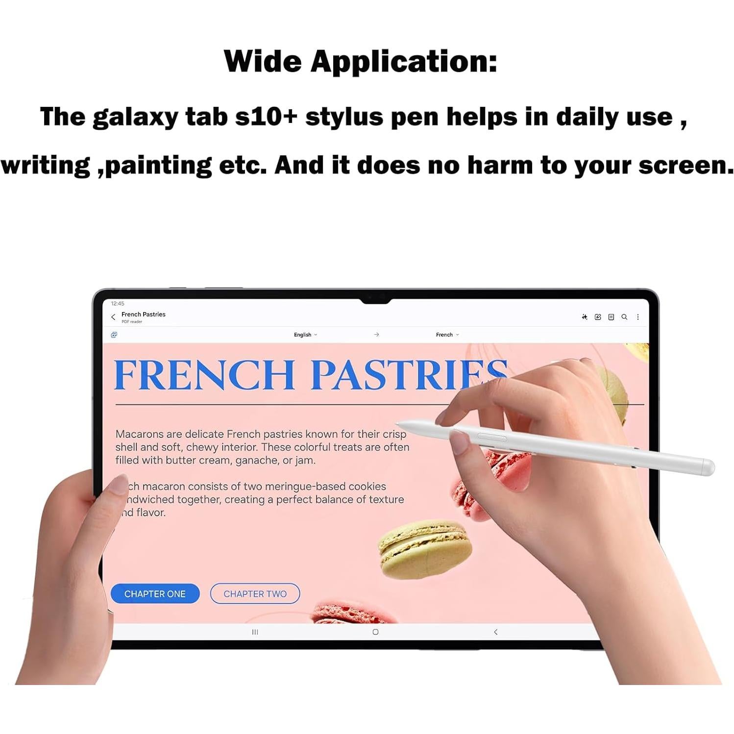 Lápiz Óptico Reemplazo Samsung Galaxy Tab S10+ S Pen Beige