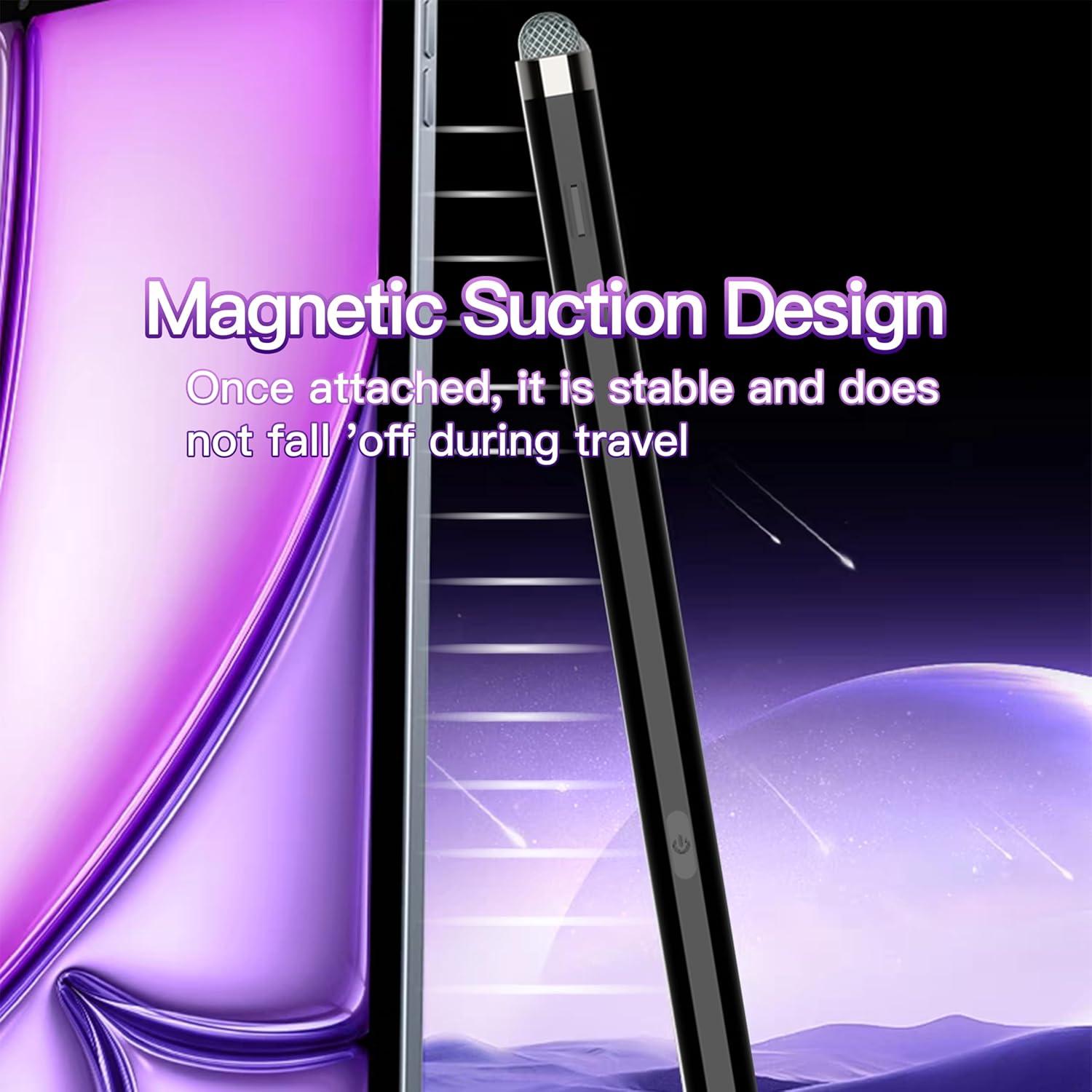 Lápiz Óptico Doble Punta YAGFK para Tablets Android - Negro