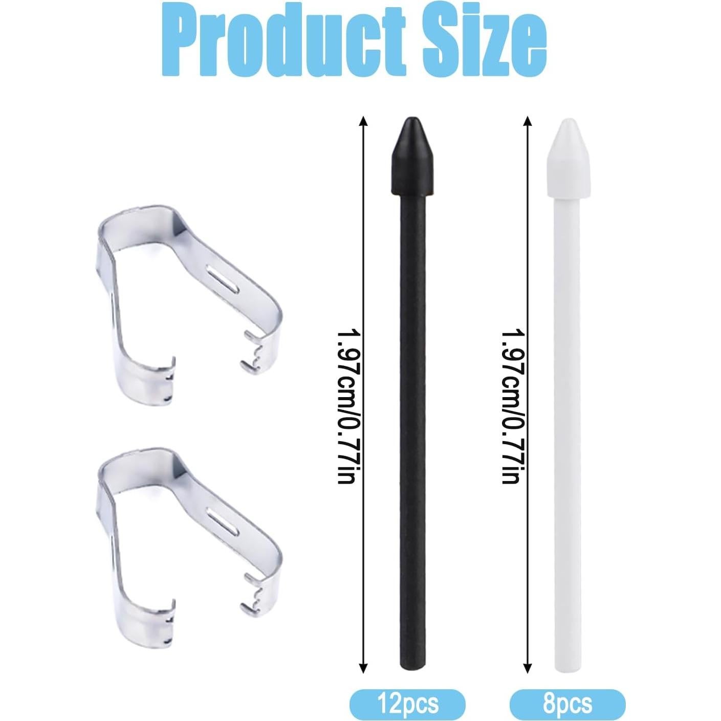 20 Puntas de Repuesto para S Pen Samsung - Kit con Pinzas