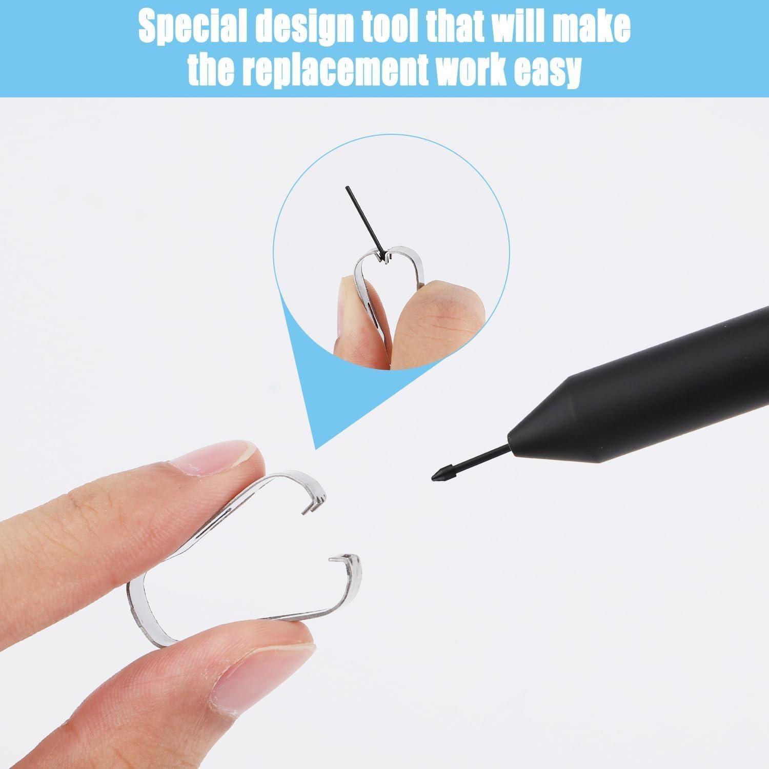 20 Puntas de Repuesto para S Pen Samsung - Kit con Pinzas