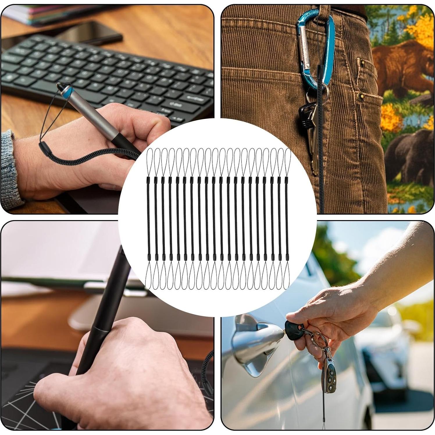 20 Cuerdas Elásticas Antipérdida para Lápiz Táctil BOXOB 23cm