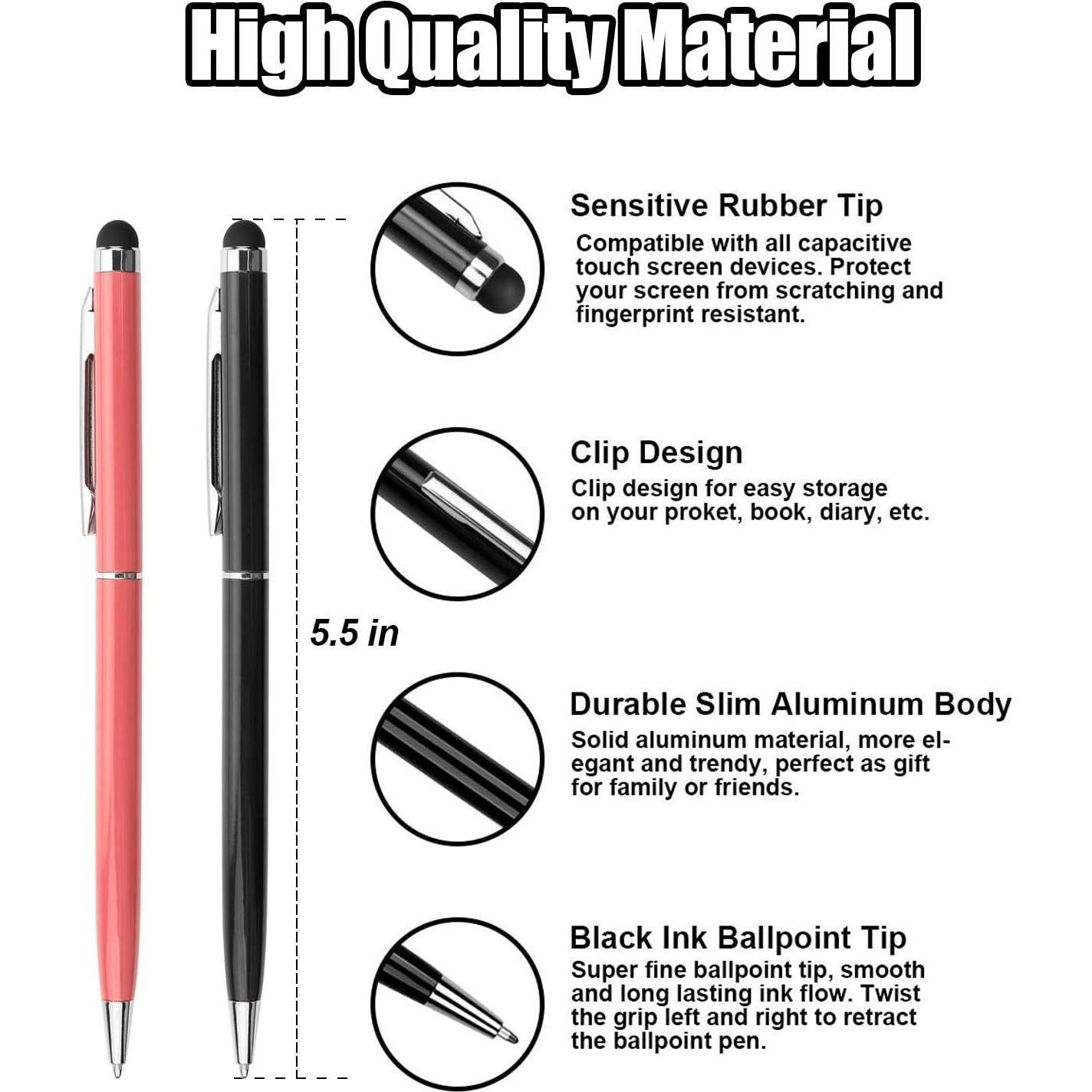 Bolígrafo Stylus 2 en 1 Anngrowy para Pantallas Táctiles