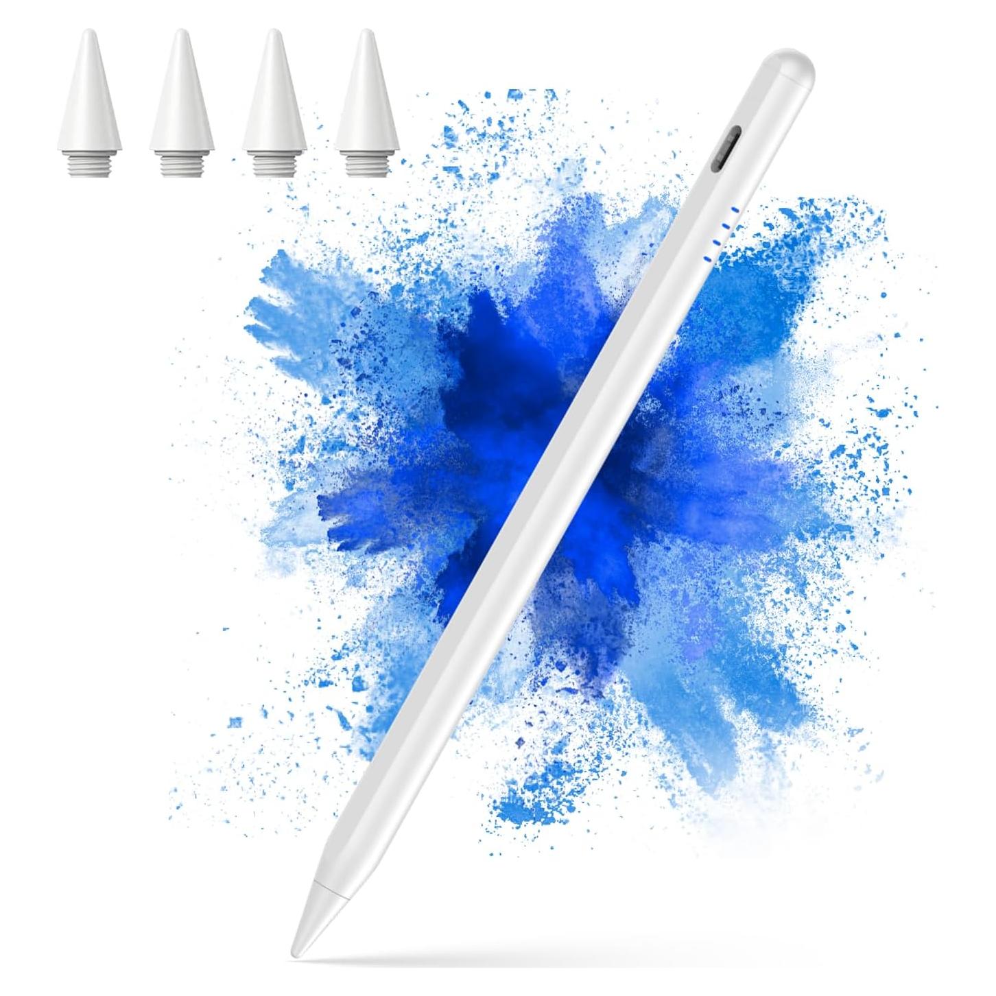 Lápiz Stylus CMARS para iPad 2018-2025, Carga Rápida 20 Min