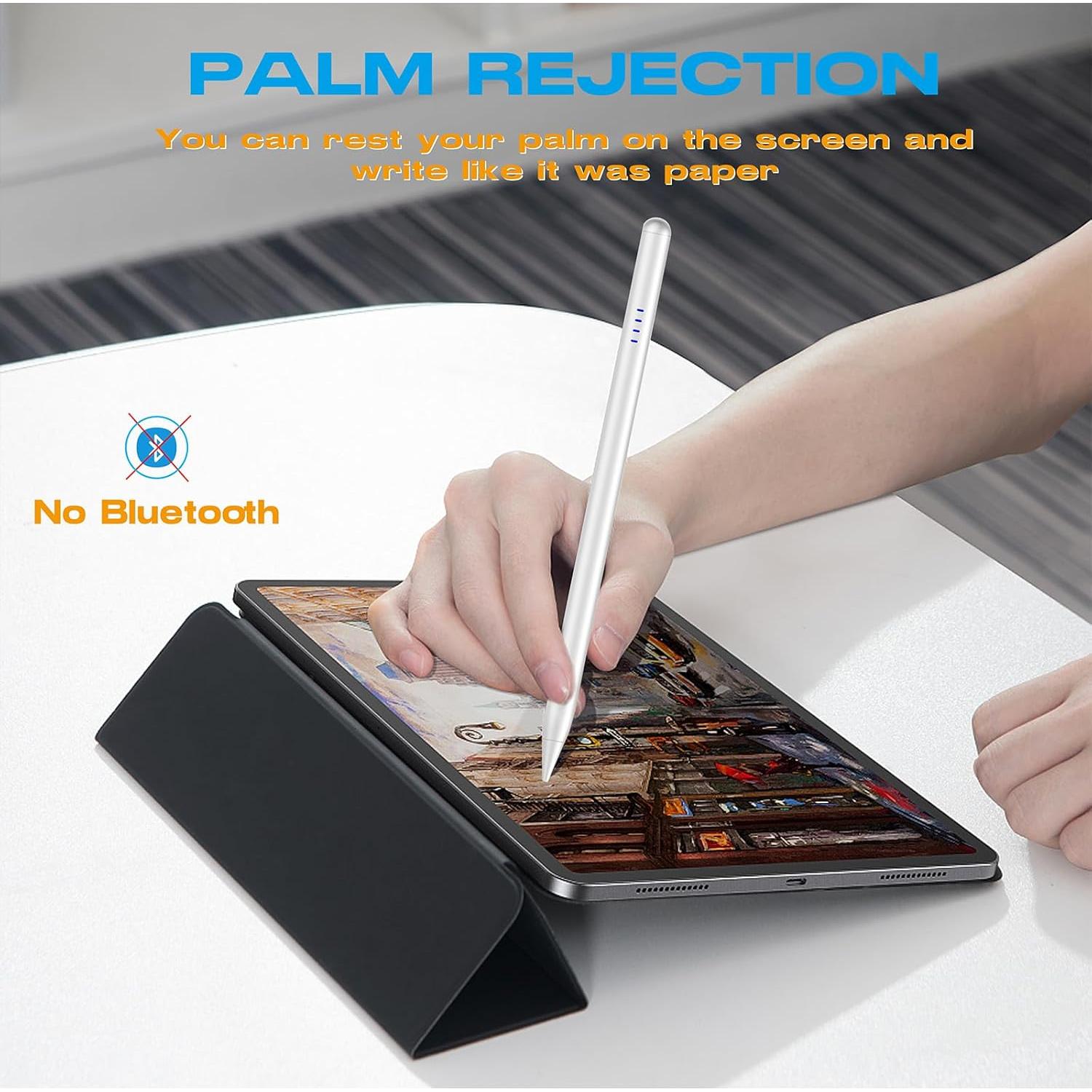 Lápiz Stylus CMARS para iPad 2018-2025, Carga Rápida 20 Min