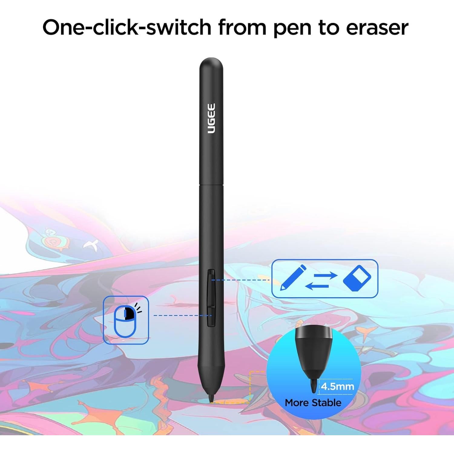 Estilógrafo UGEE P01D para Tabletas de Dibujo M708/S640/S1060