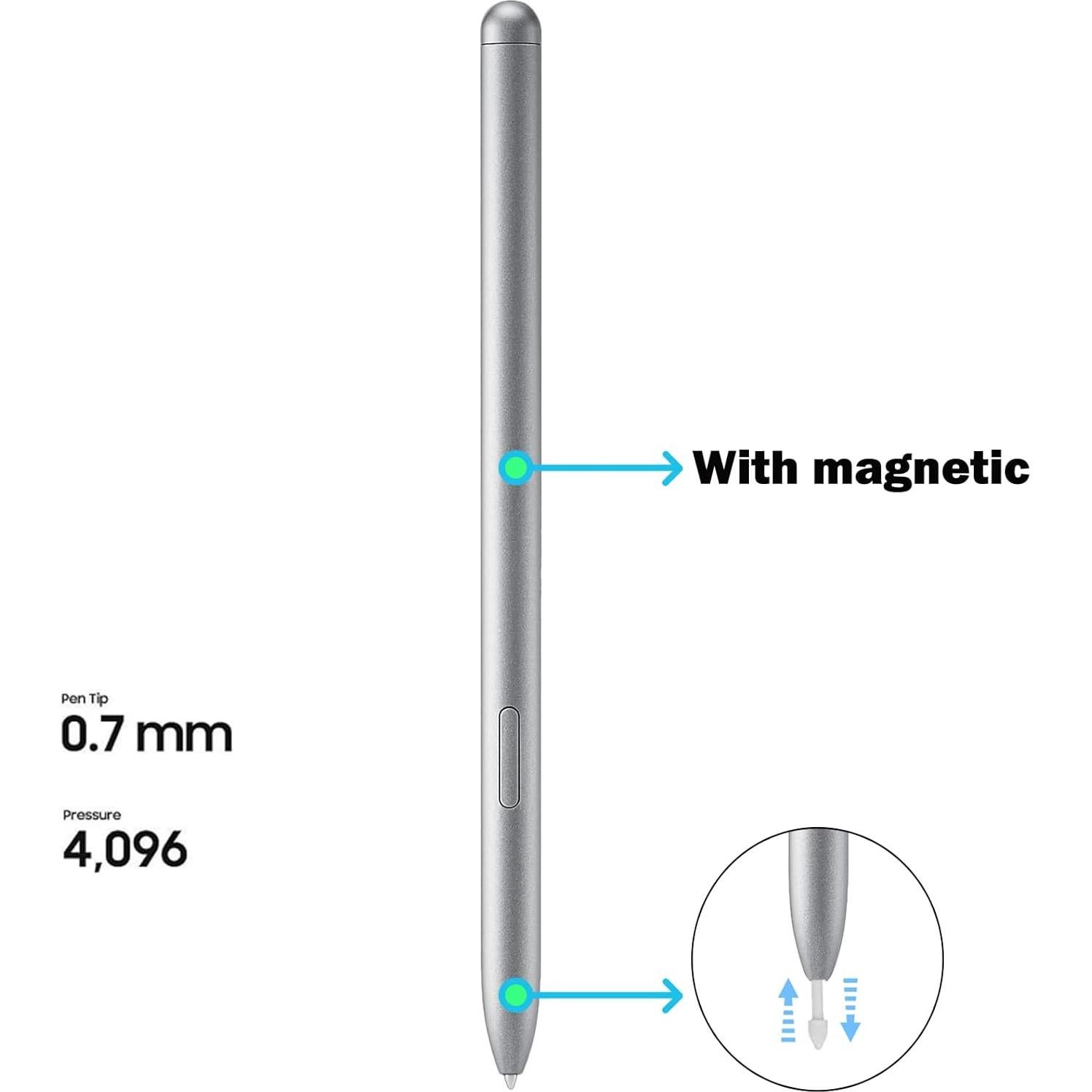 Reemplazo S Pen Plata para Galaxy Tab S10+/S10 Ultra - 5 Puntas