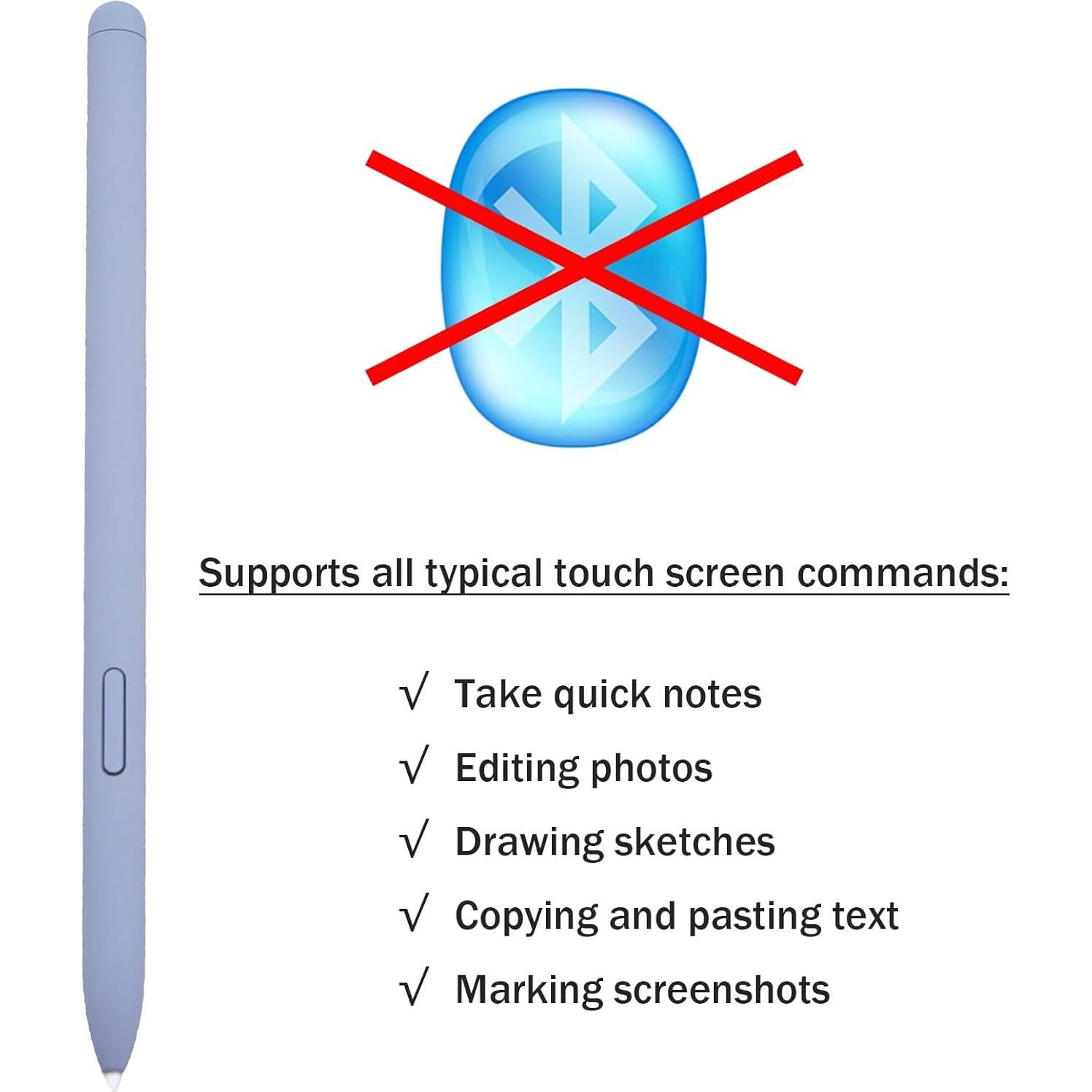 S Pen Reemplazo Azul para Samsung Galaxy Tab S10 FE + 5 Puntas