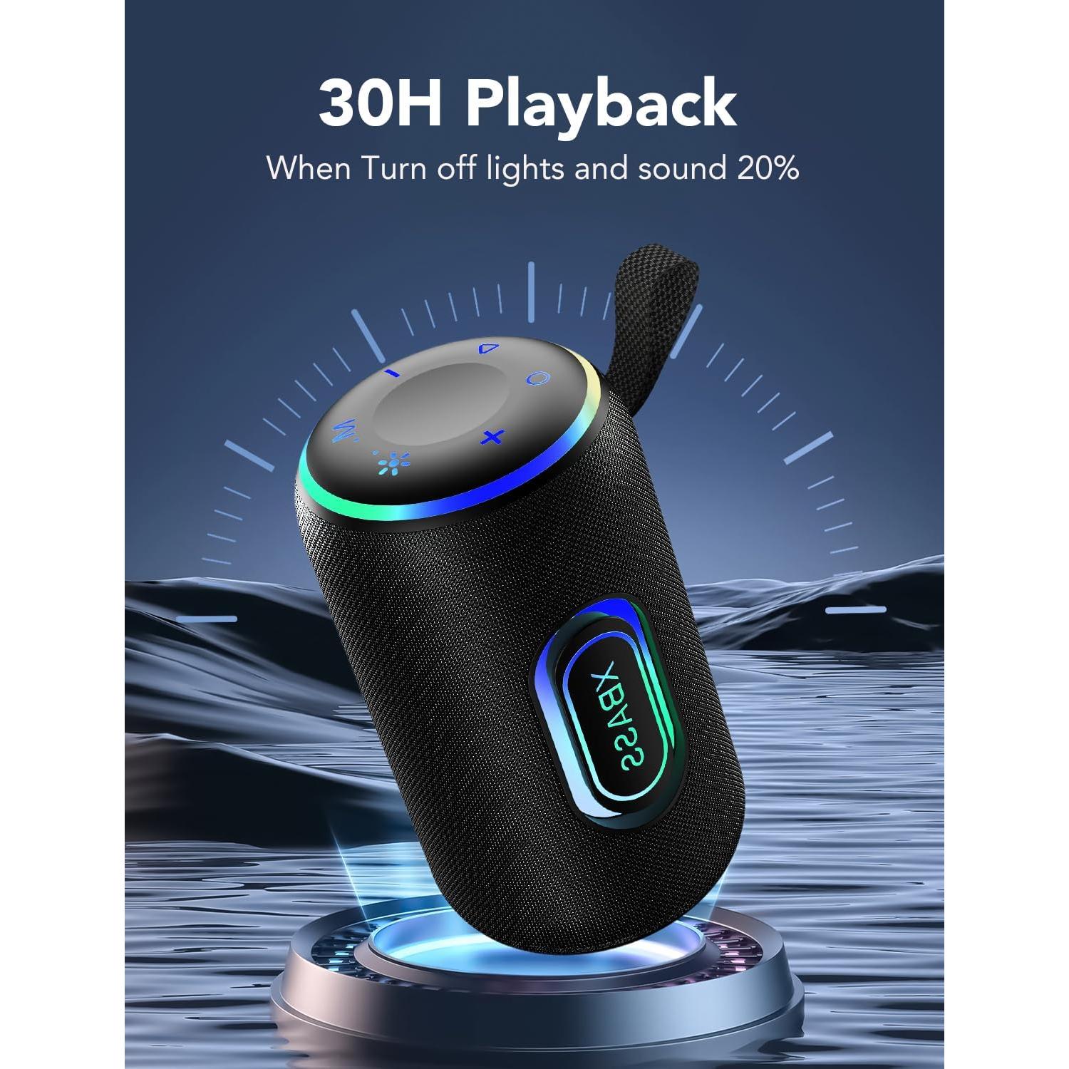 Altavoz Bluetooth Portátil Taopodo S7 30W Impermeable IPX7