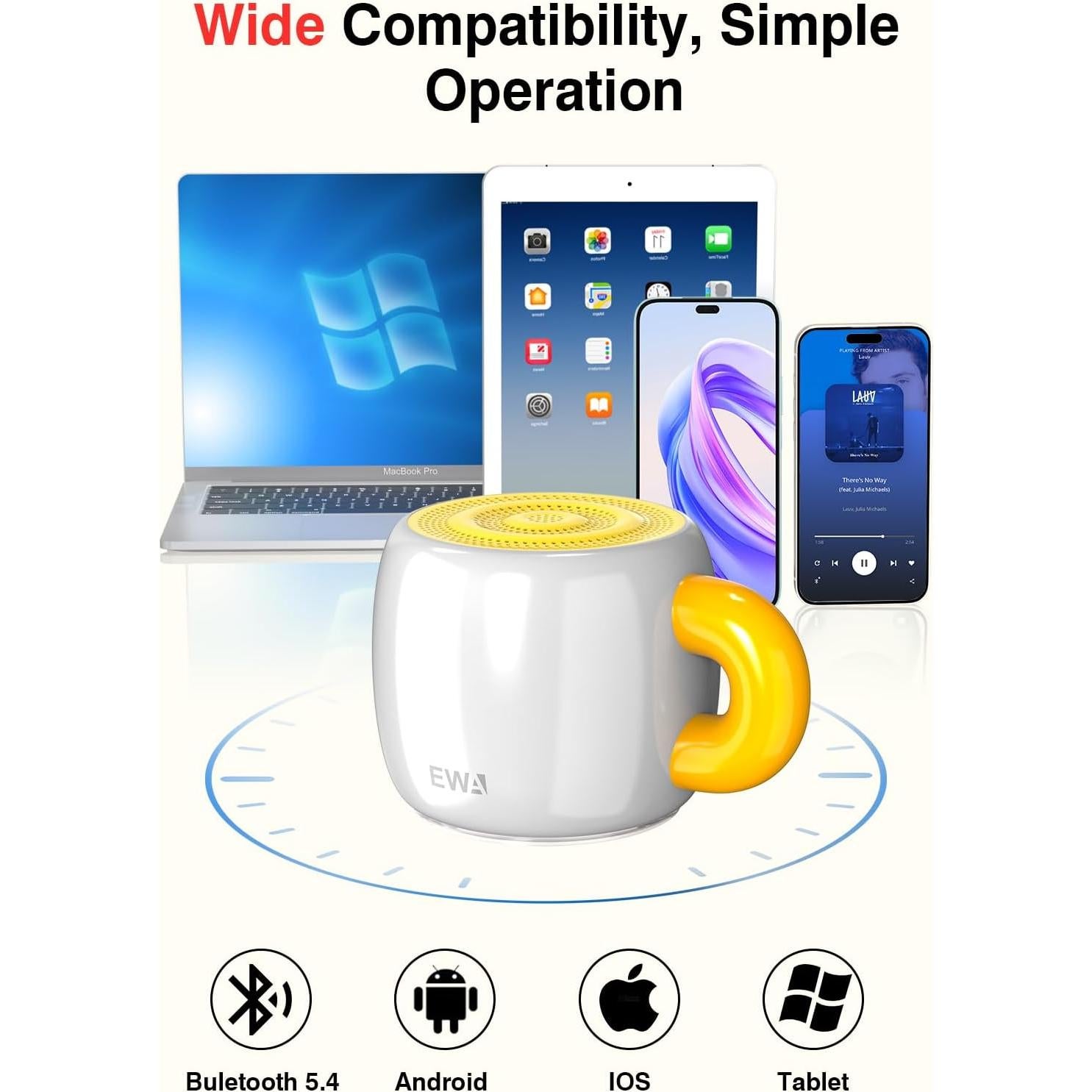 Altavoz Bluetooth EWA A163 Mini Portátil Impermeable IP67