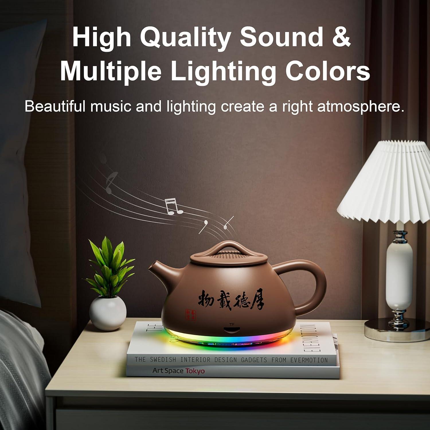 Altavoz Bluetooth Portátil CHOUYONL JY-09 con Luz Nocturna