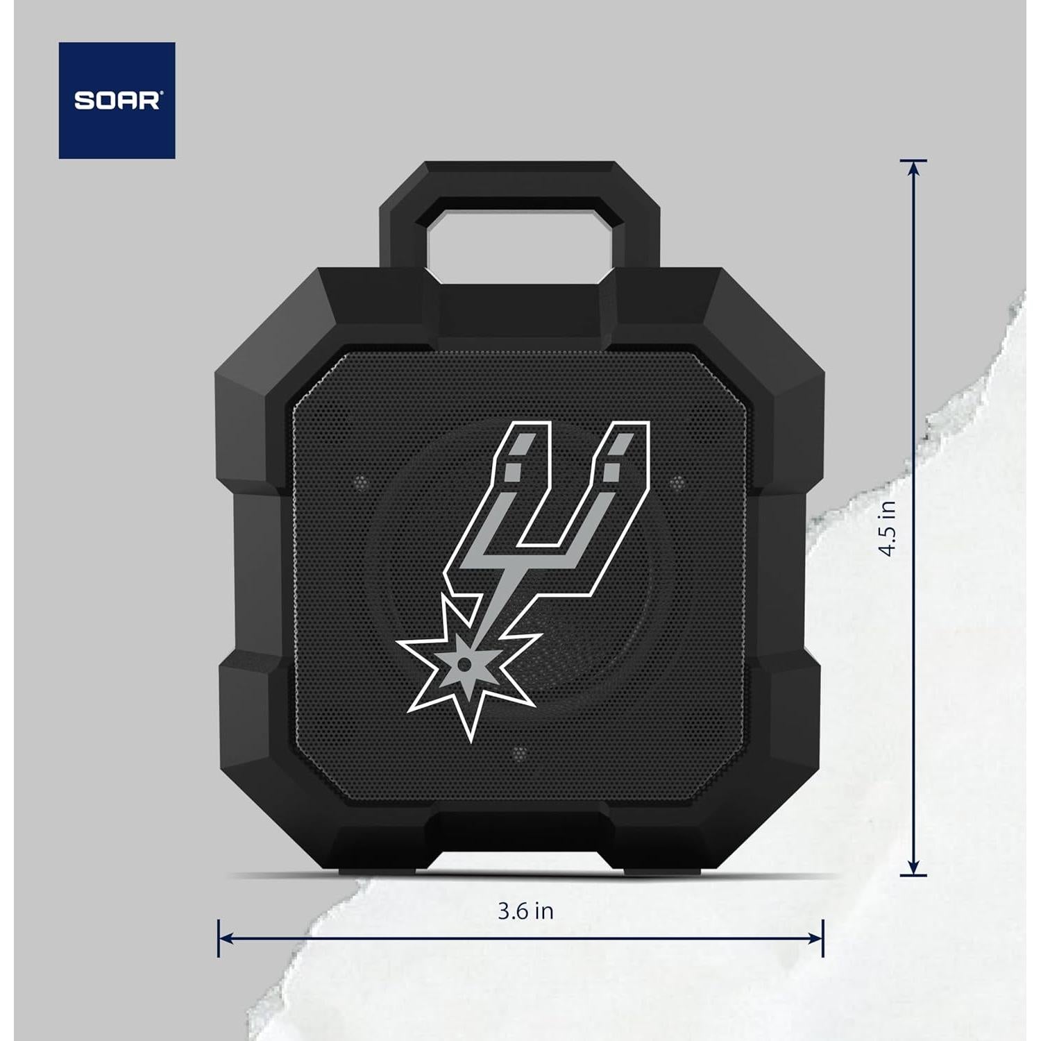 Altavoz Inalámbrico Bluetooth SOAR NBA Shockbox LED - IPX4