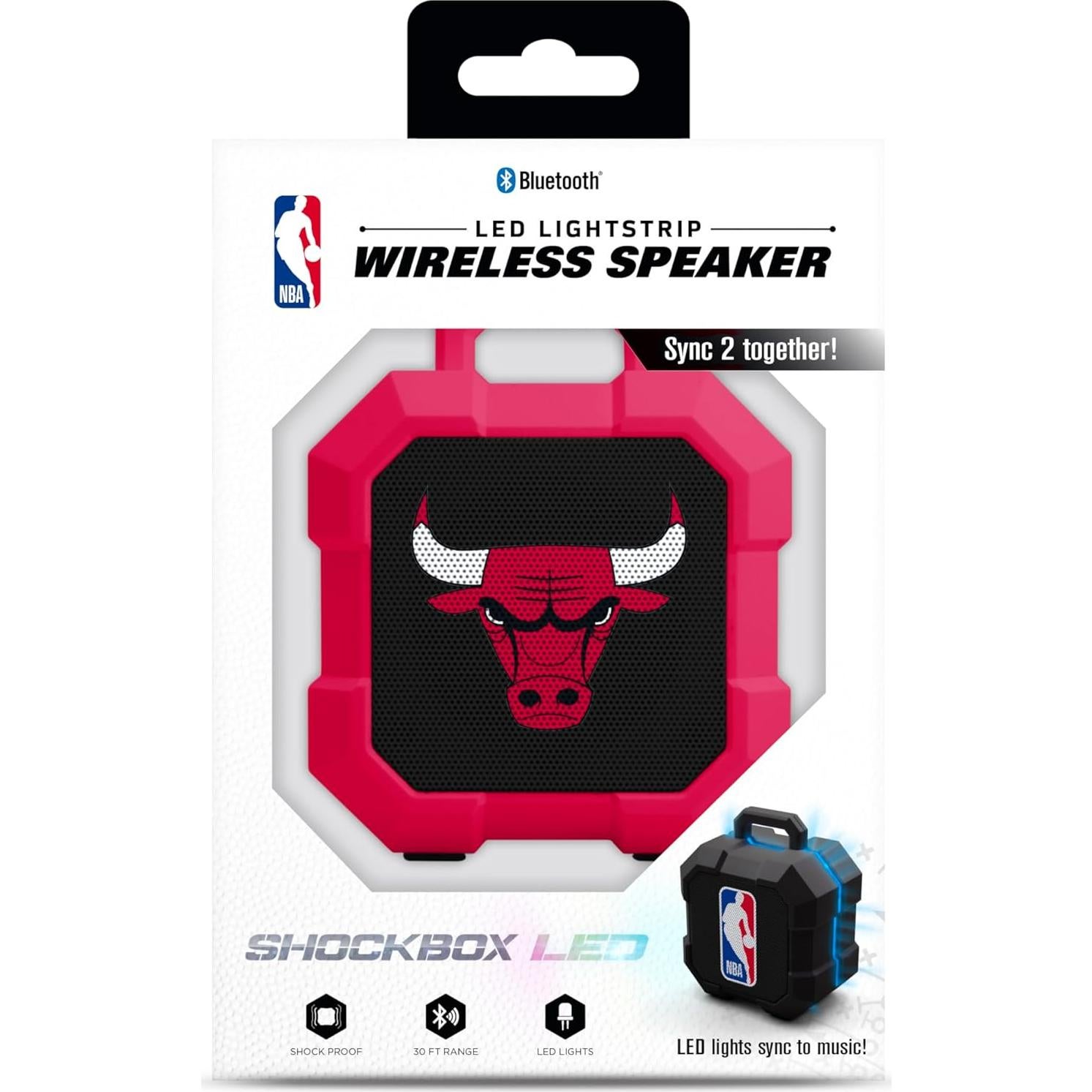 Altavoz Inalámbrico Bluetooth SOAR NBA Shockbox LED - IPX4