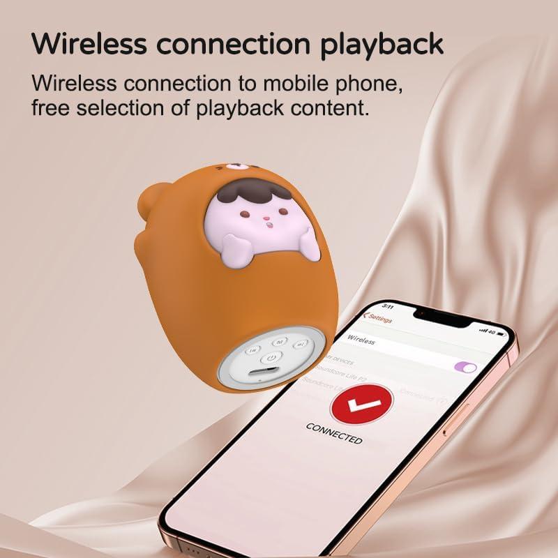 Mini Altavoz Bluetooth KAEVMON K06 Portátil 8 Horas Marrón