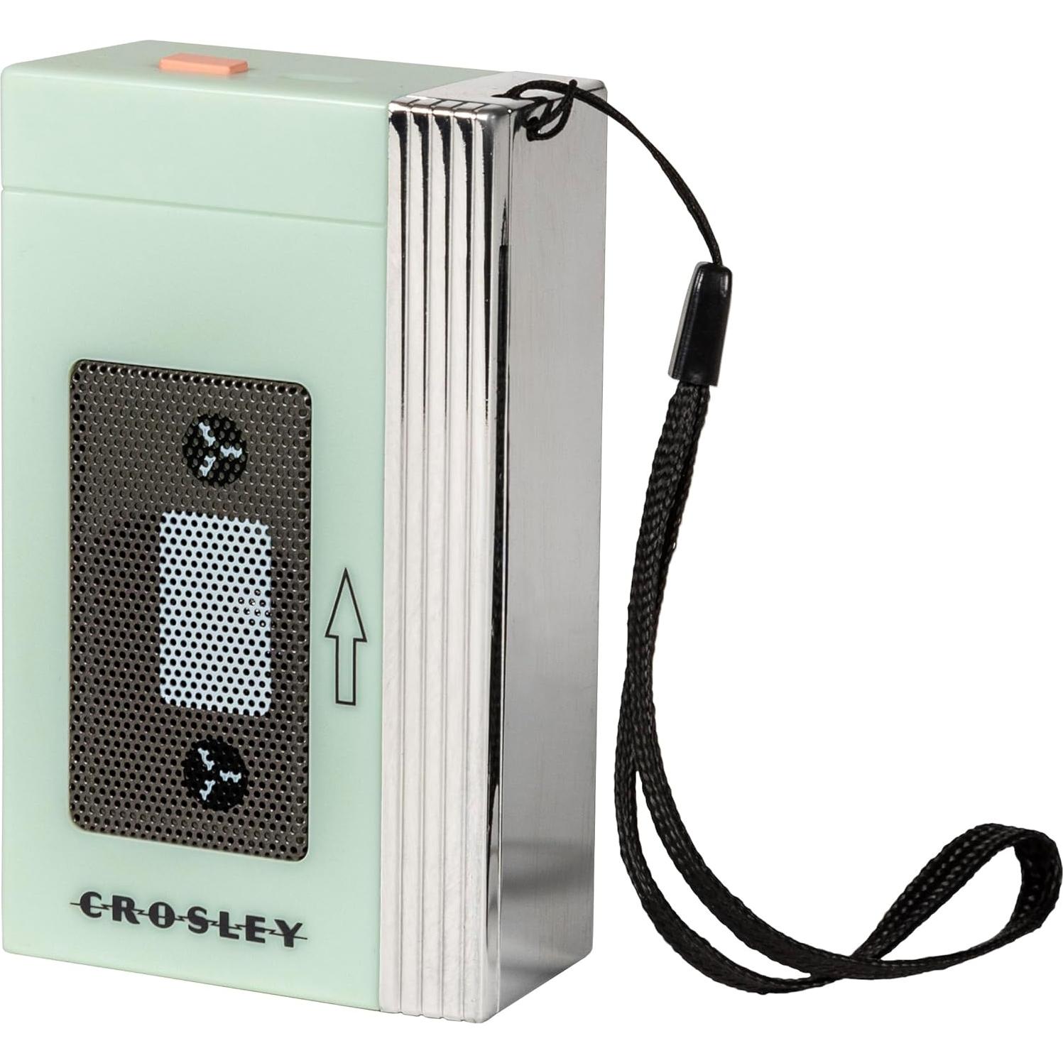 Altavoz Portátil Bluetooth Crosley CR3047A-MT Retro Menta