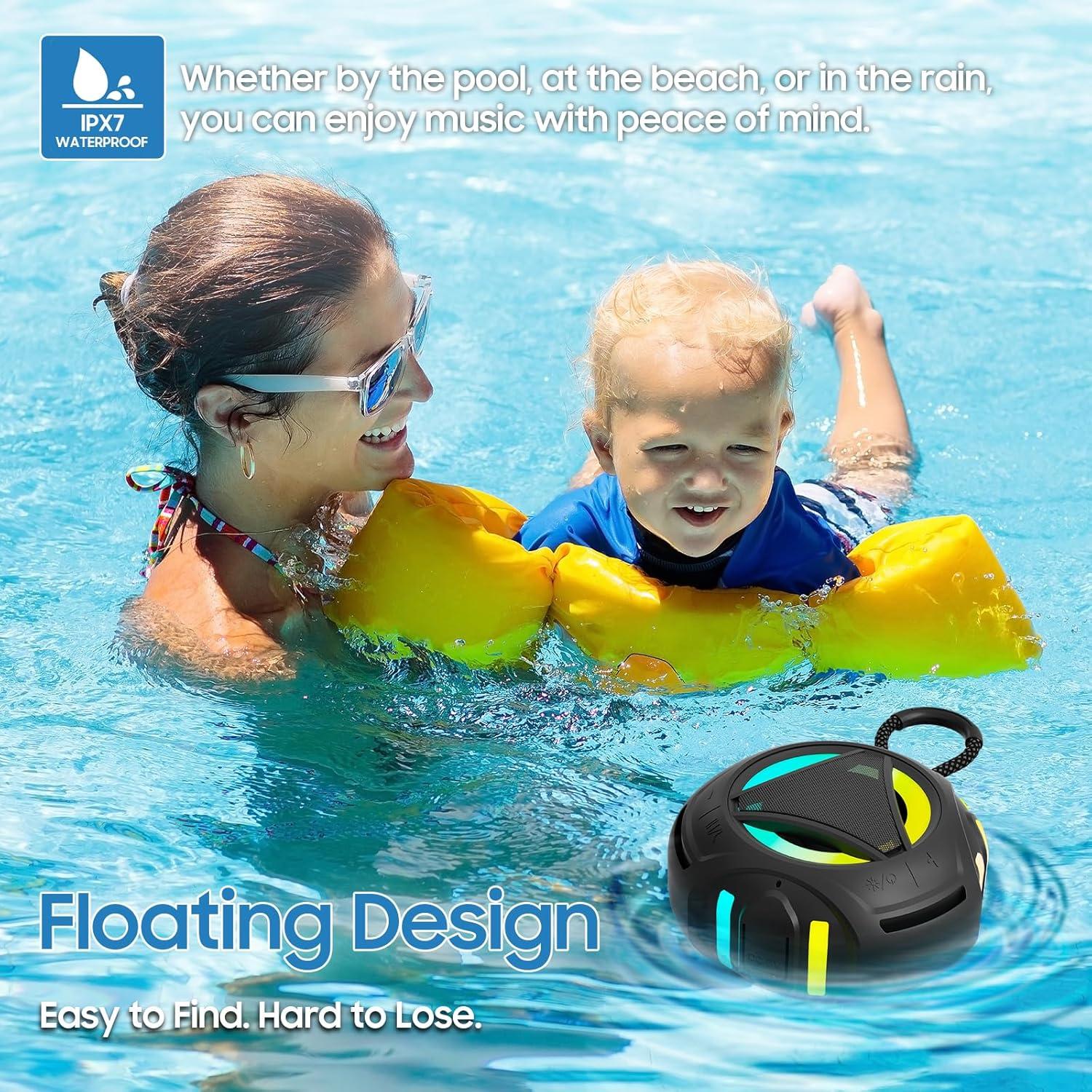 Altavoz Bluetooth Impermeable LUKADER BTS600 2000mAh Negro