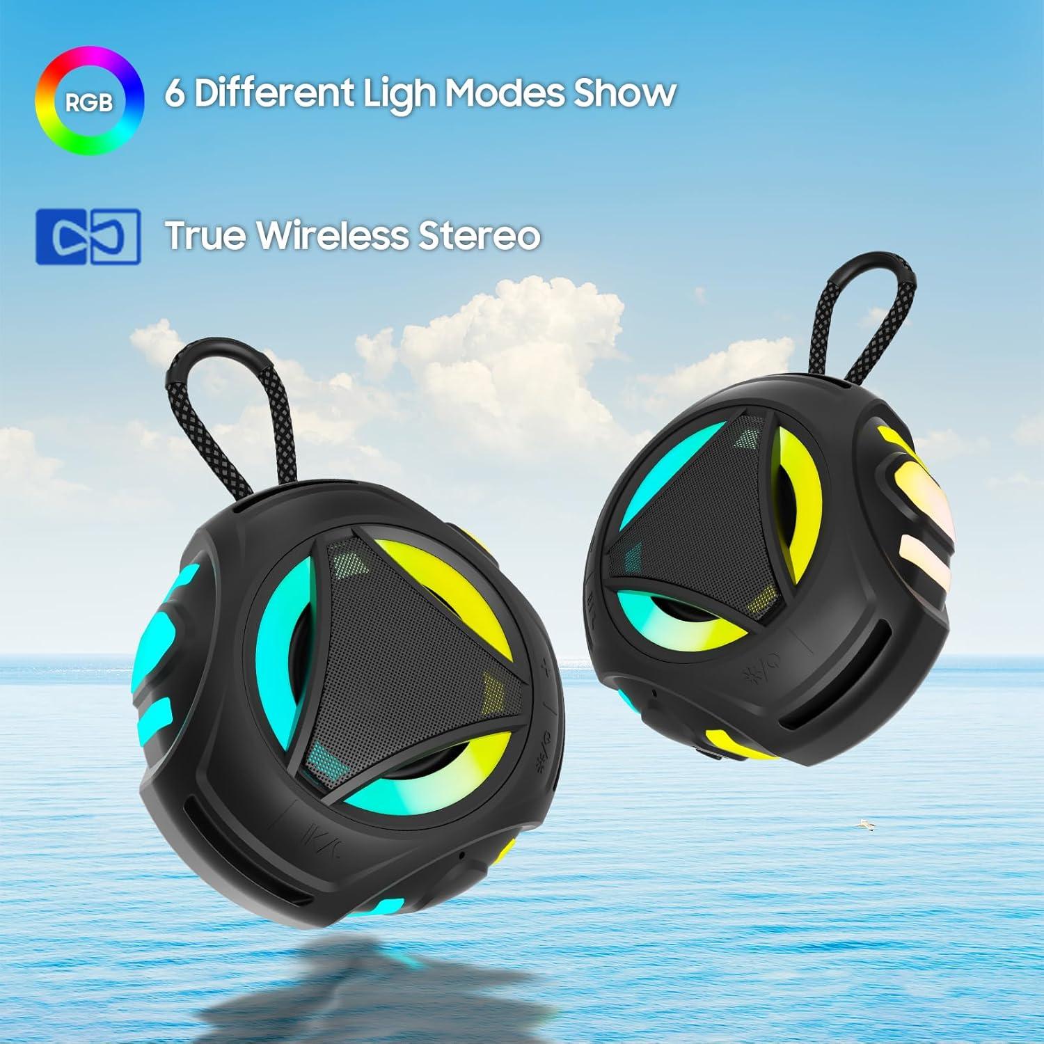 Altavoz Bluetooth Impermeable LUKADER BTS600 2000mAh Negro