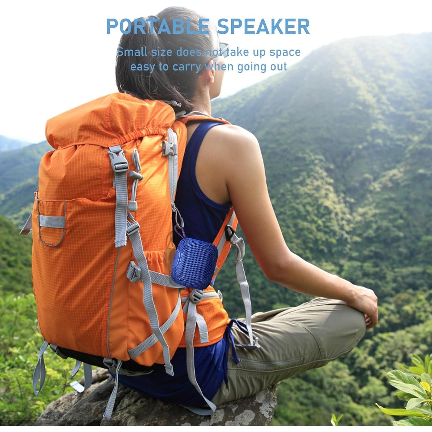 Altavoz Bluetooth Portátil FIGMASU M7 Impermeable 24H Azul