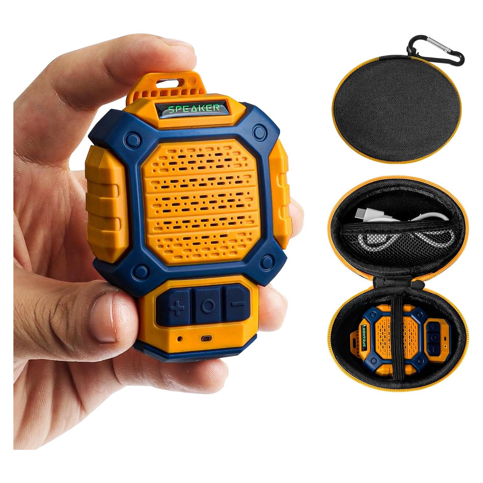 Altavoz Bluetooth portátil impermeable IP56 YX-020 amarillo