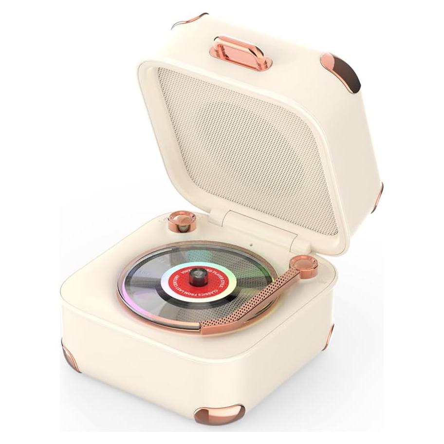 Altavoz Bluetooth Vintage SHENZHEN A17 con Luces Coloridas