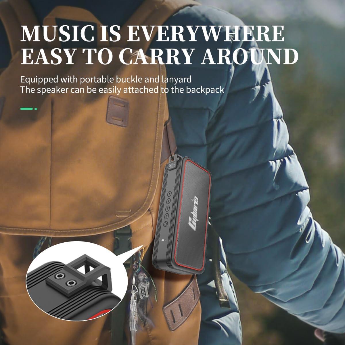 Altavoz Bluetooth Portátil CYBORIS X7 20W Impermeable IPX7