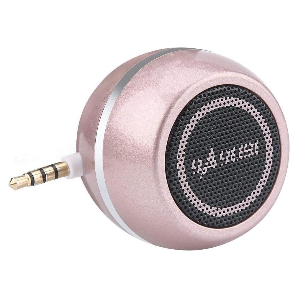Mini Altavoz Portátil K-Tech A5 3W Oro Rosa con Aux 3.5mm
