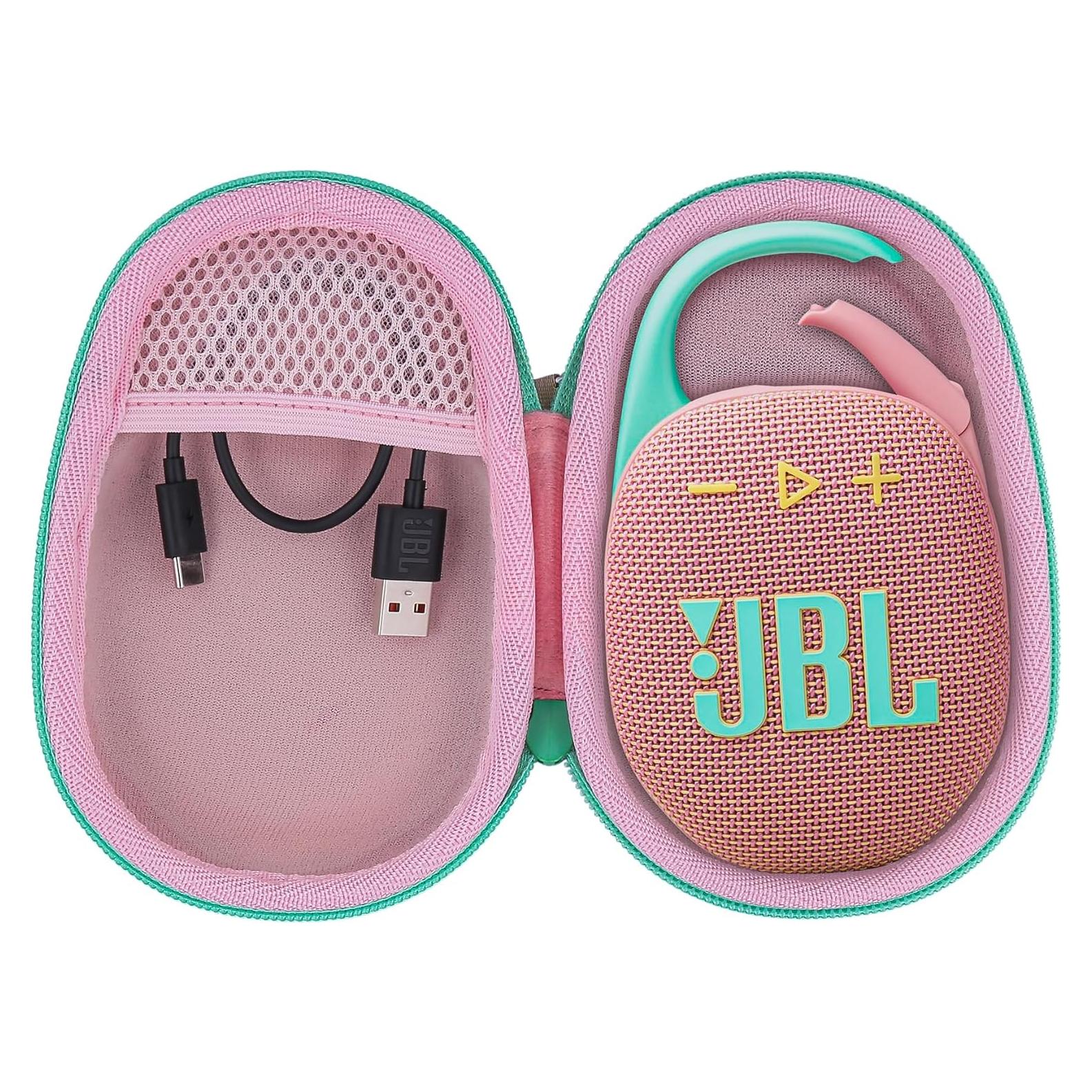 Funda Dura co2CREA para JBL Clip 5 - Impermeable Rosa