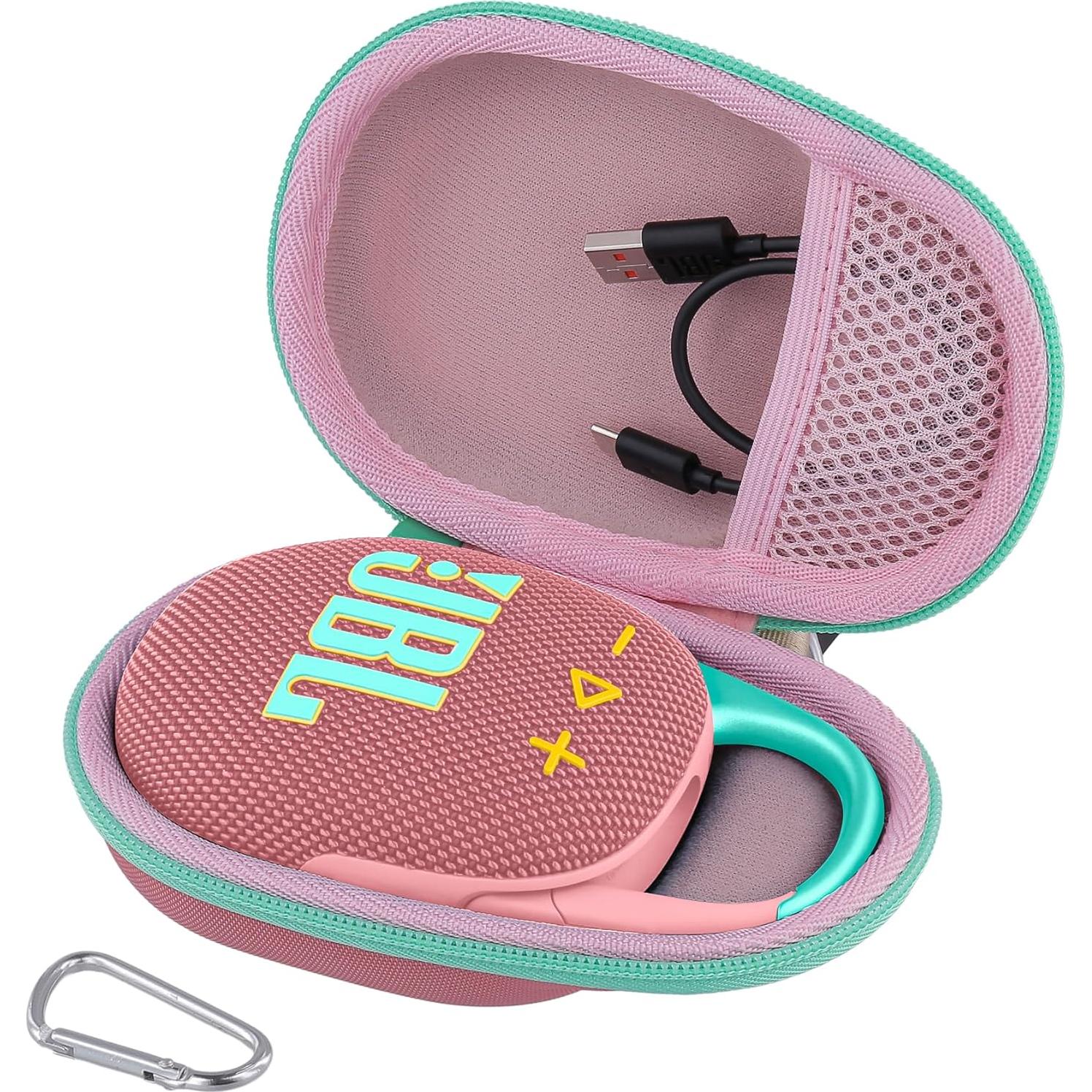Funda Dura co2CREA para JBL Clip 5 - Impermeable Rosa