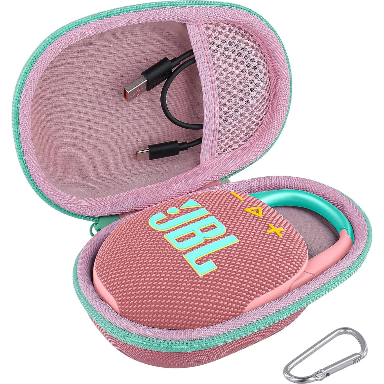 Funda Dura co2CREA para JBL Clip 5 - Impermeable Rosa