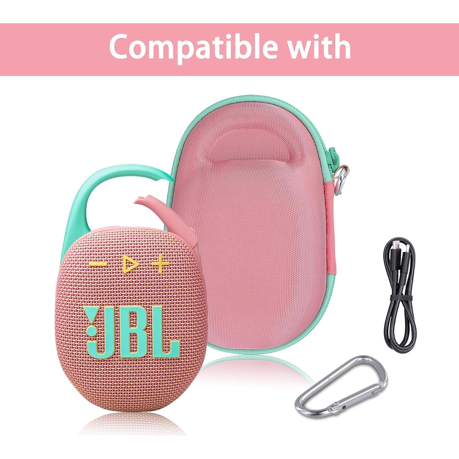 Funda Dura co2CREA para JBL Clip 5 - Impermeable Rosa