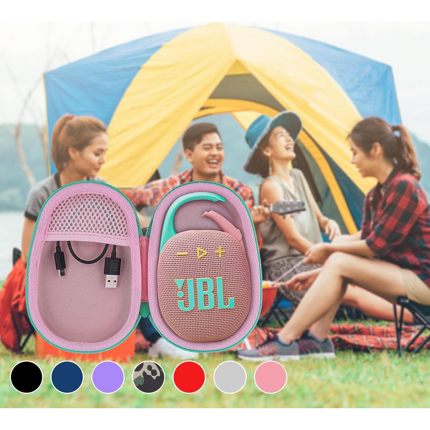 Funda Dura co2CREA para JBL Clip 5 - Impermeable Rosa