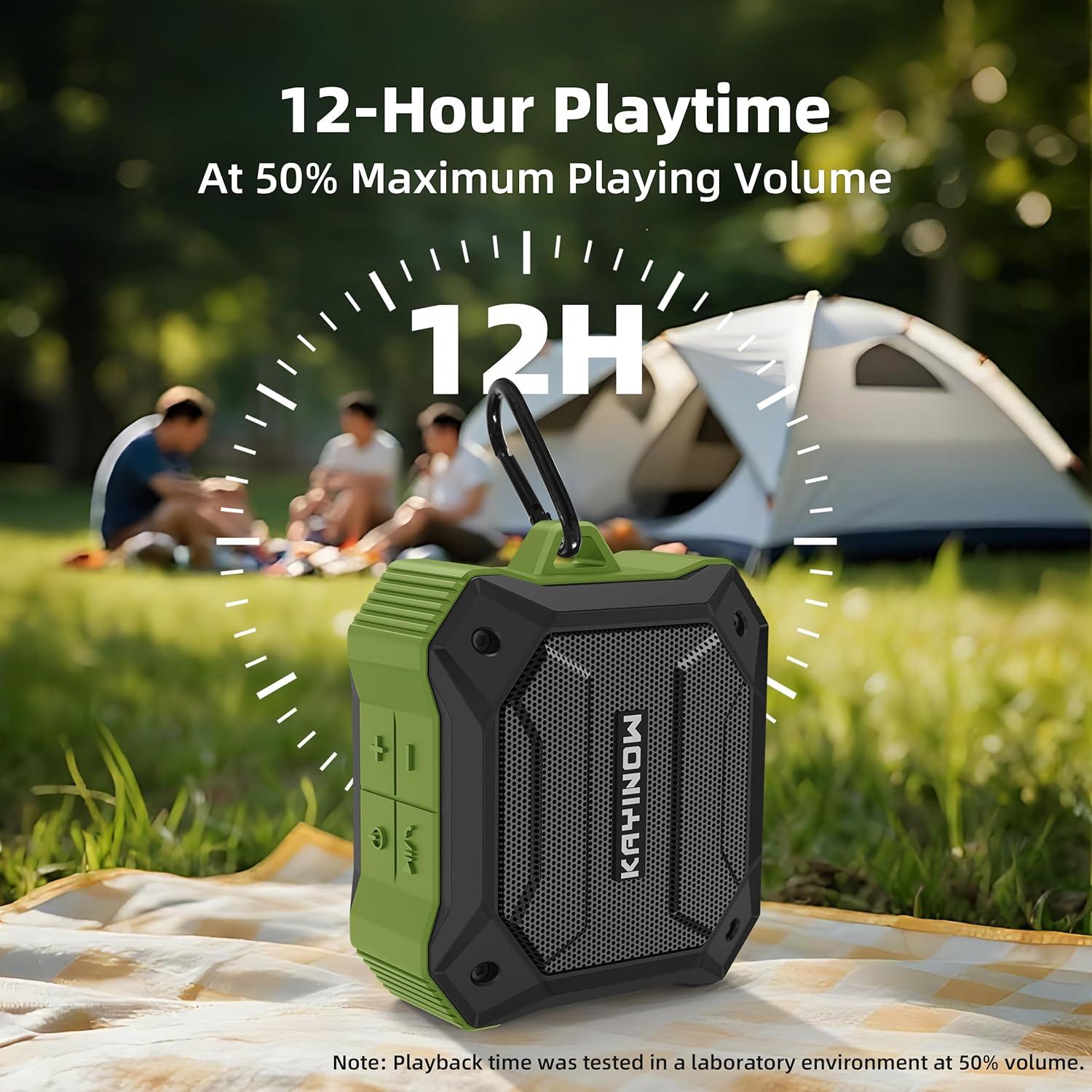 Altavoz Bluetooth Portátil KAYINUO DF-520V Verde IPX7 5W