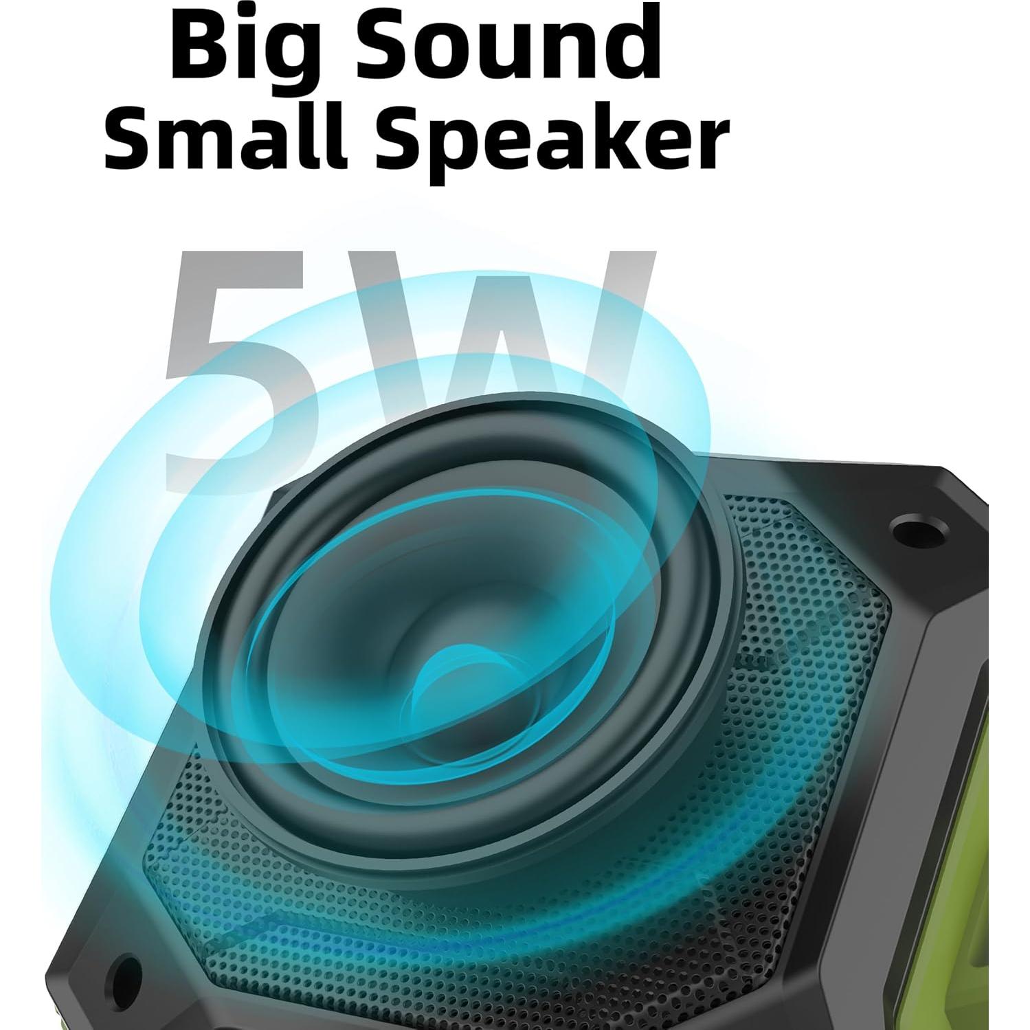 Altavoz Bluetooth Portátil KAYINUO DF-520V Verde IPX7 5W