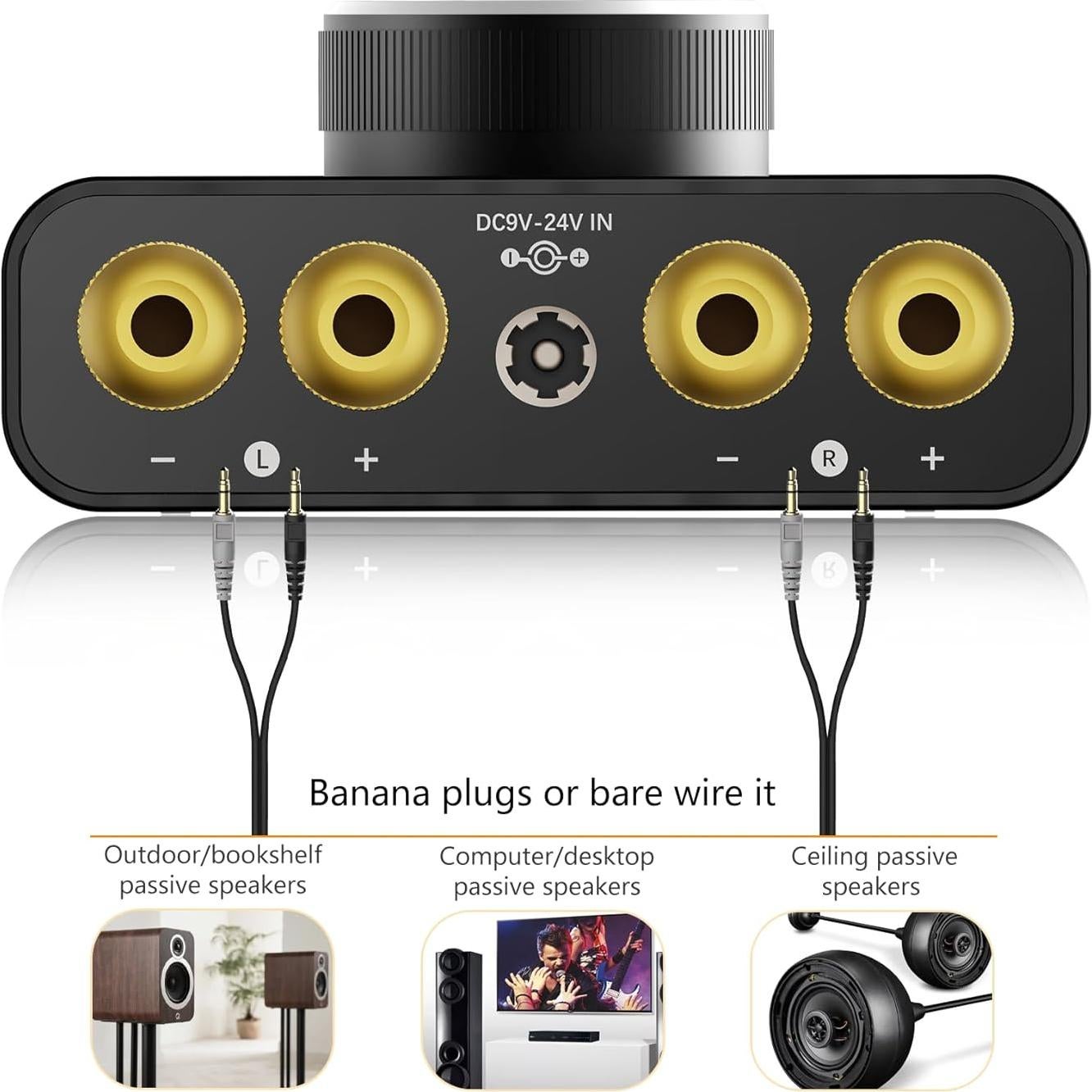 Amplificador Mini Bluetooth Daakro AK30 50W 2.0CH Estéreo