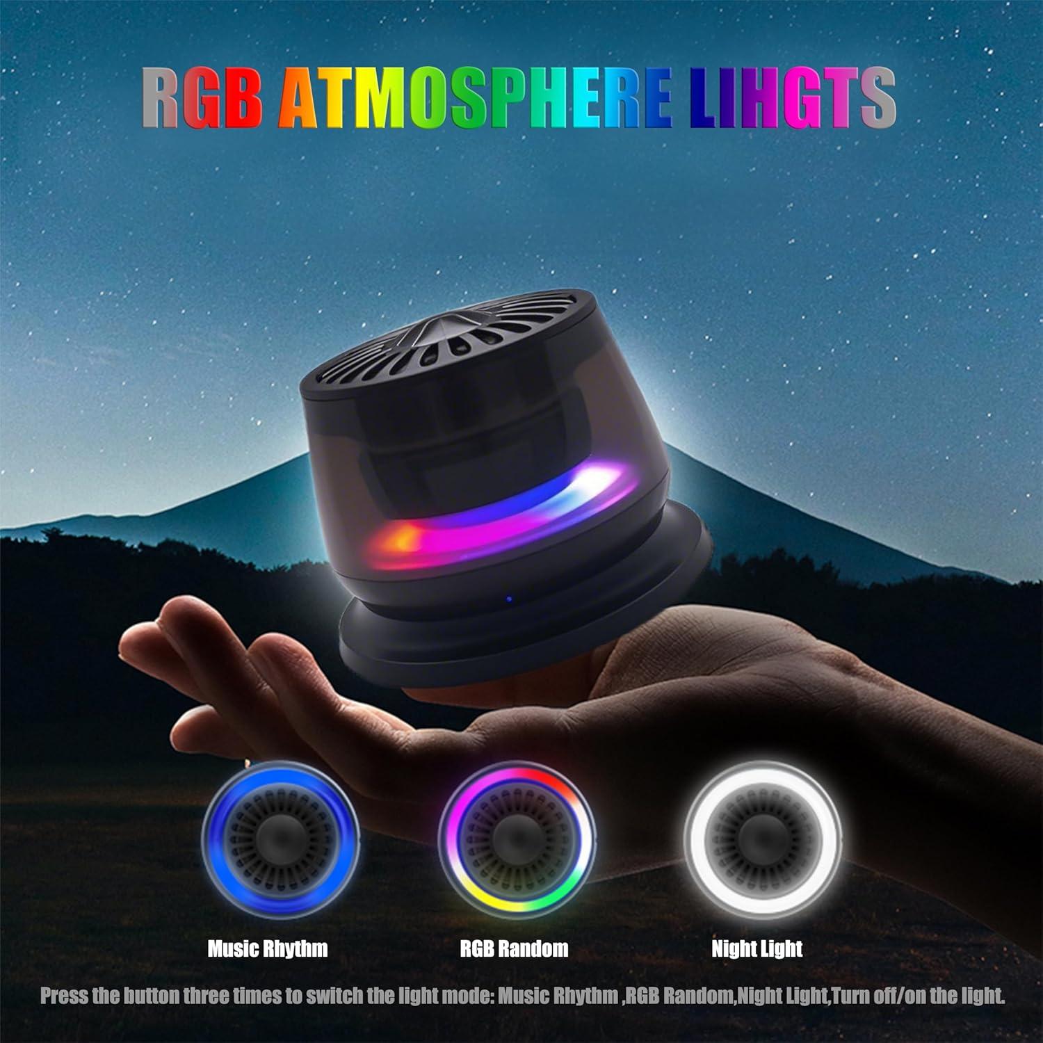 Altavoz Bluetooth Portátil GUESSWAY DE415 con Luces RGB