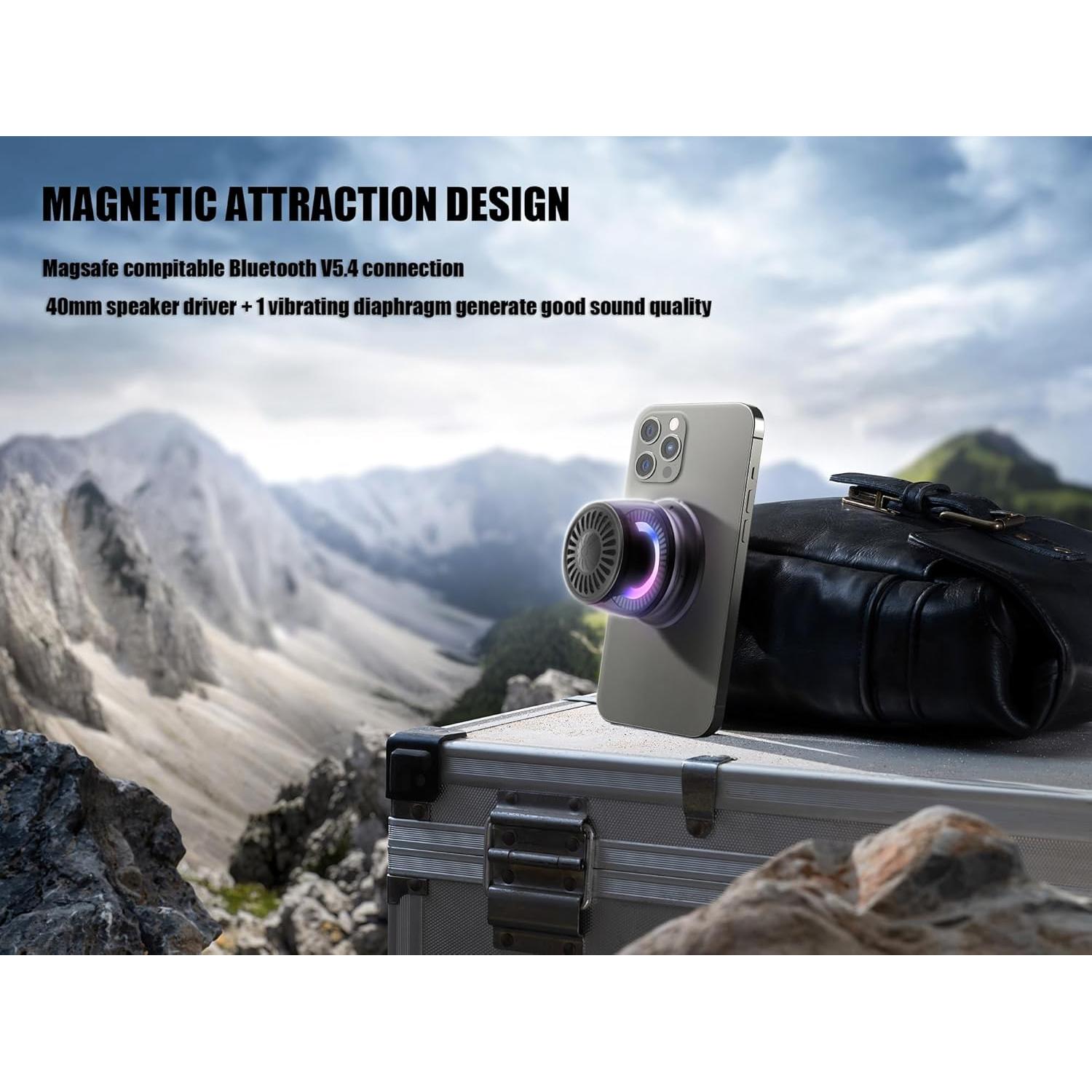 Altavoz Bluetooth Portátil GUESSWAY DE415 con Luces RGB