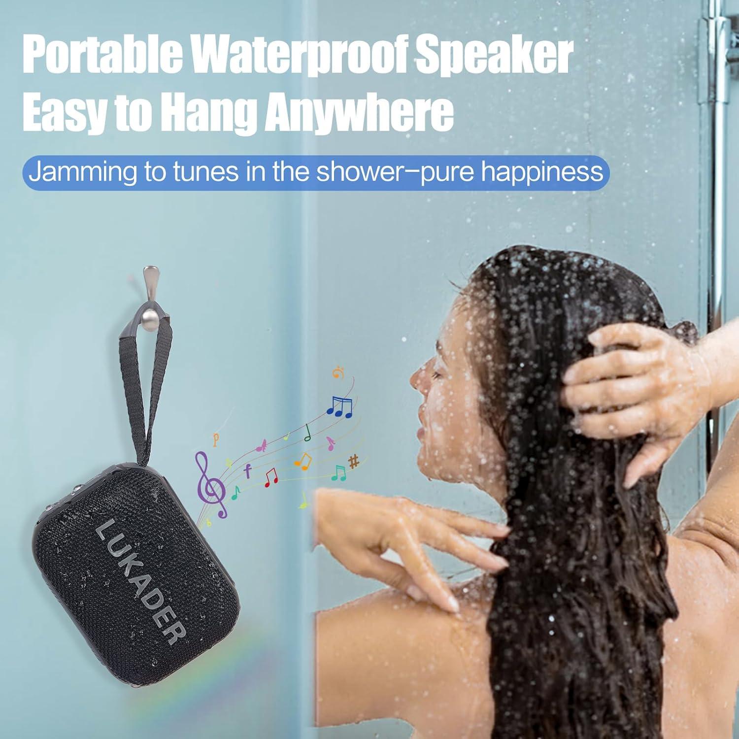 Altavoz Bluetooth Impermeable LUKADER BTS300 con Luz LED