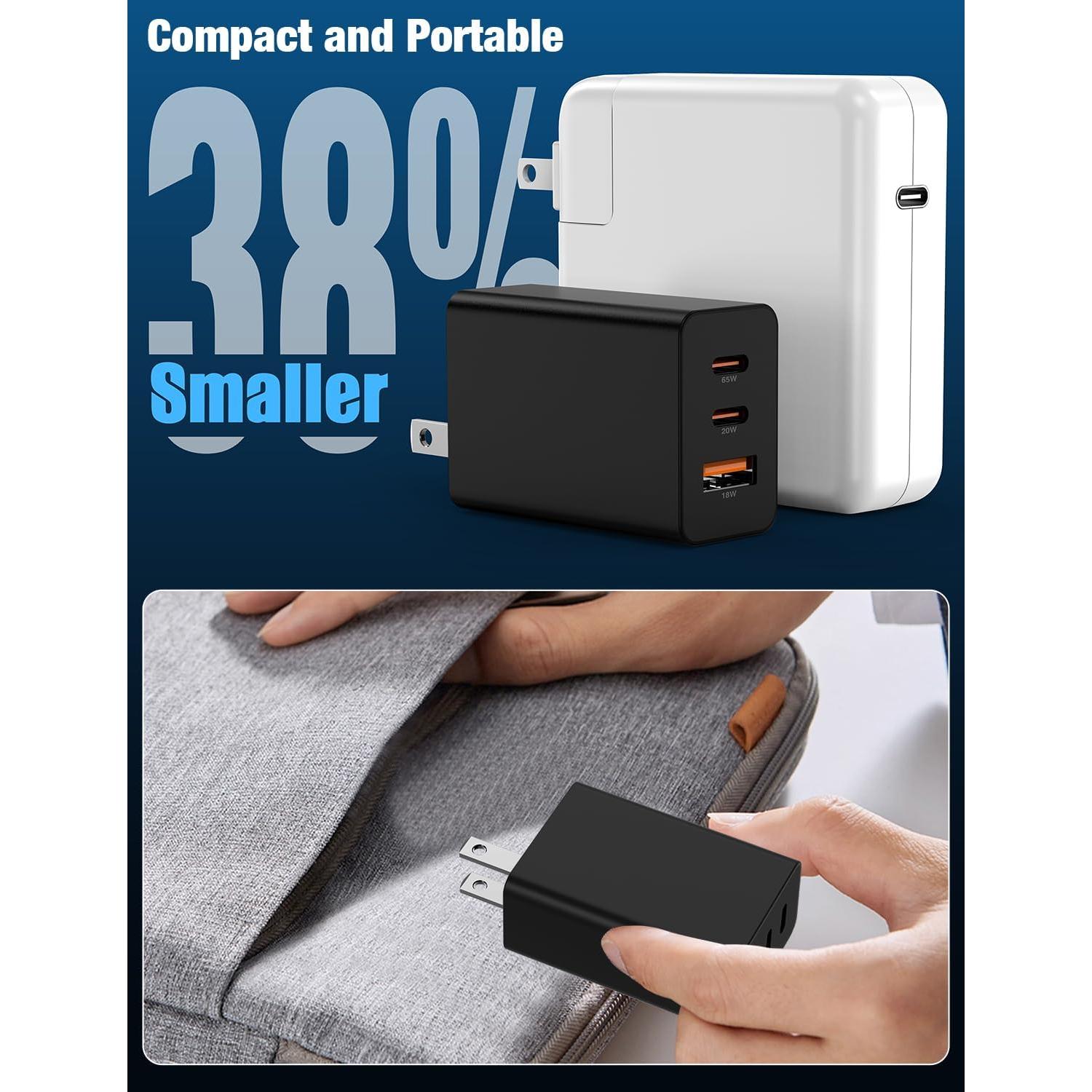 Cargador de Pared USB C 100W 2 Pack SHENZHEN - Rápido y Seguro