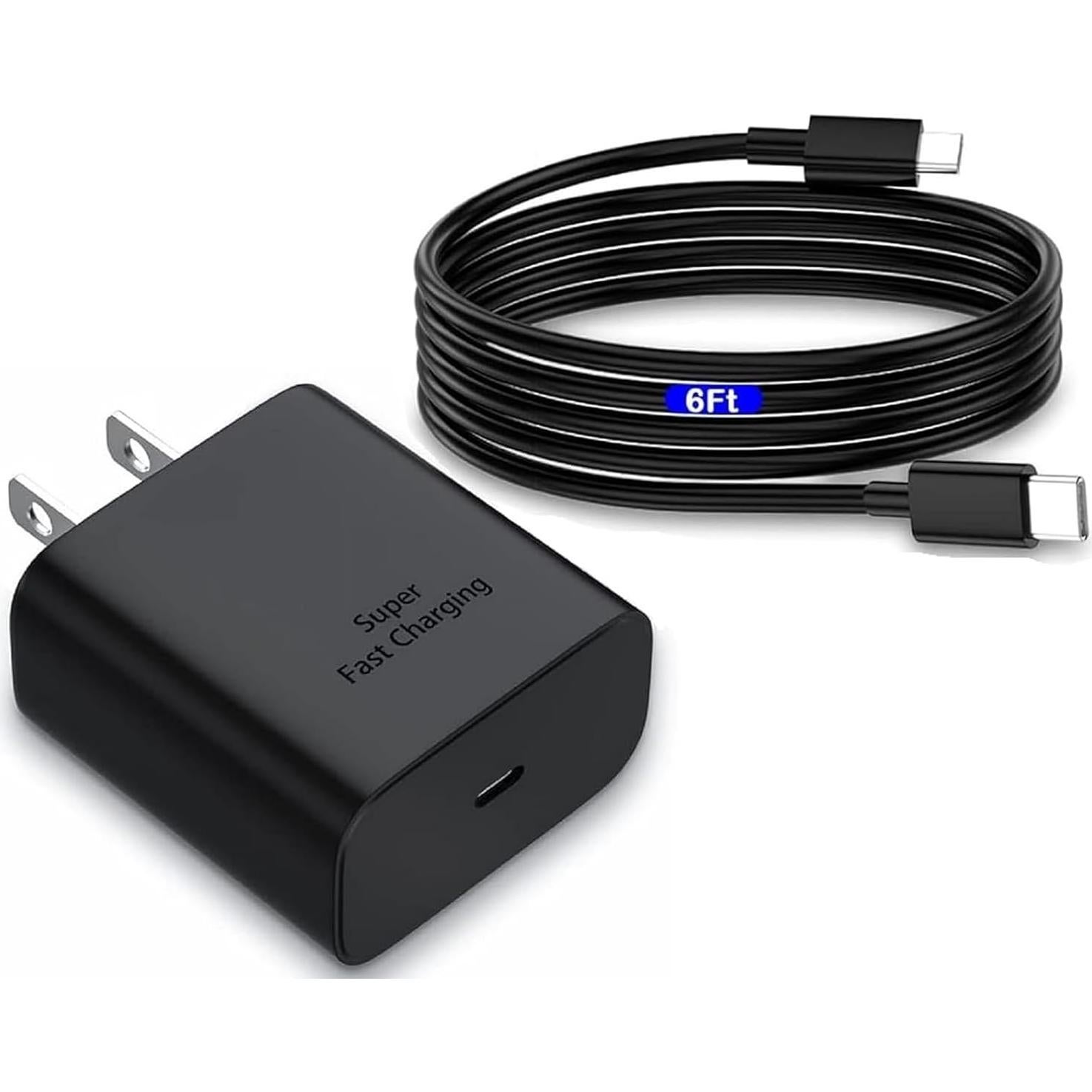 Cargador Rápido 45W USB-C Samsung Galaxy S25 S24 S23 A16