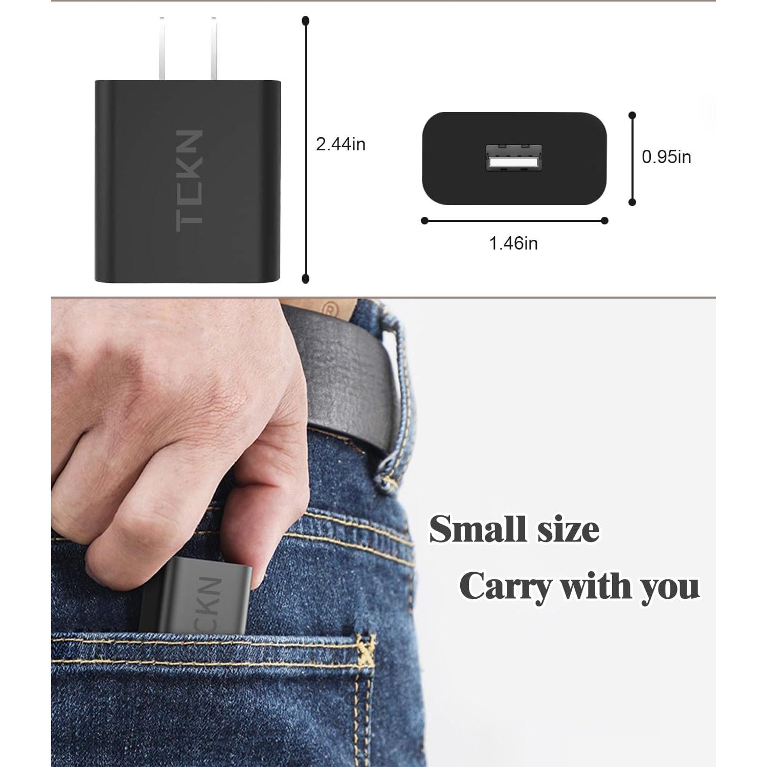 Cargador de Pared USB TCKN 5V 2A Adaptador Universal