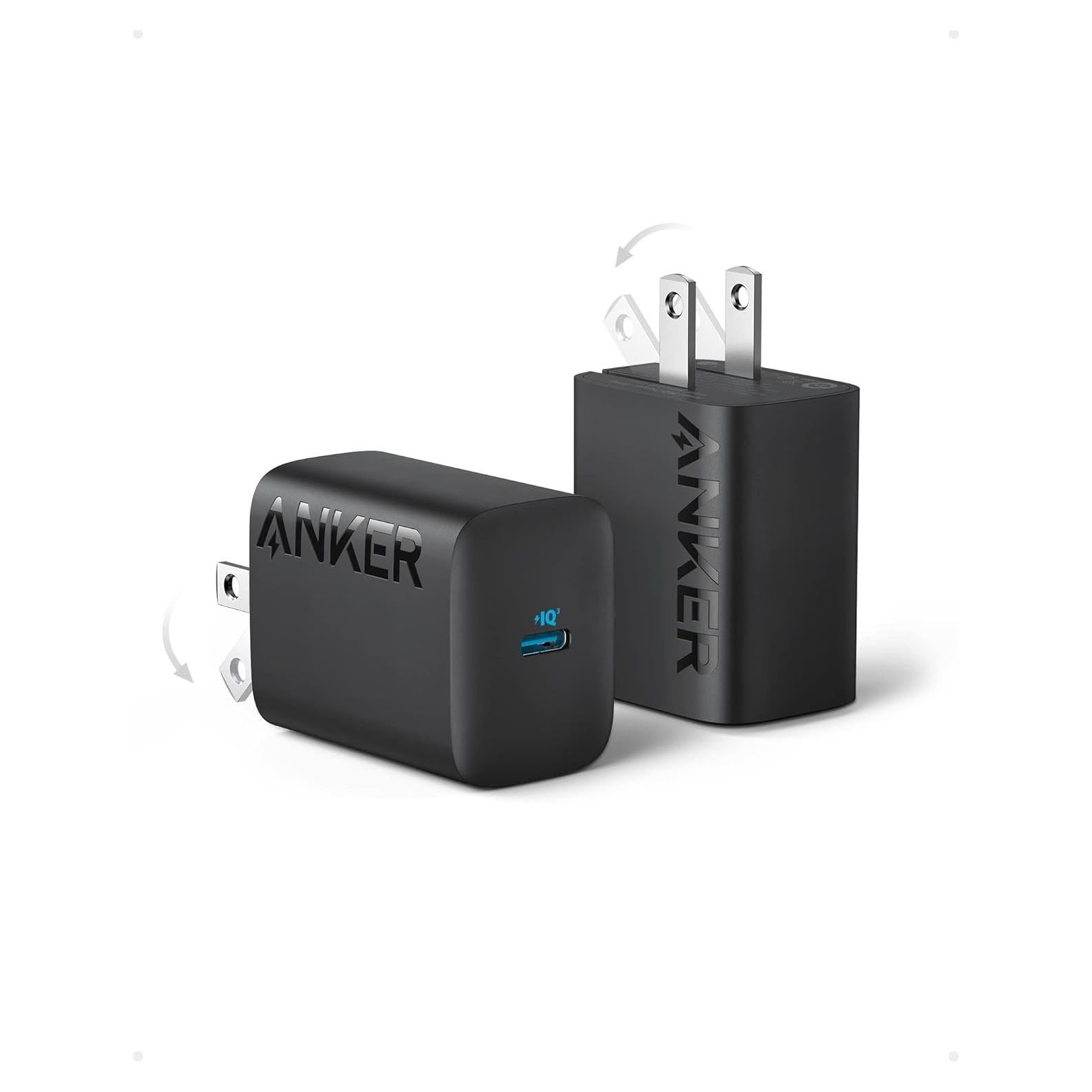 Cargador USB-C Anker 312 30W Plegable - Paquete de 2
