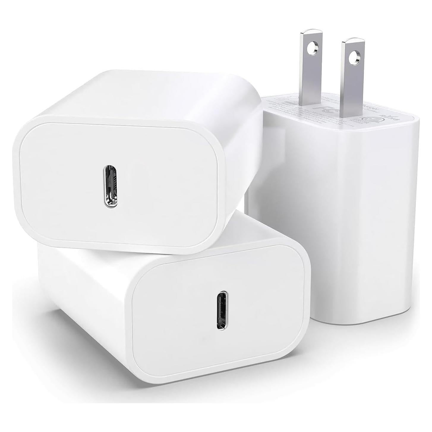 Paquete de 3 Cargadores de Pared USB-C 30W CYQAPC