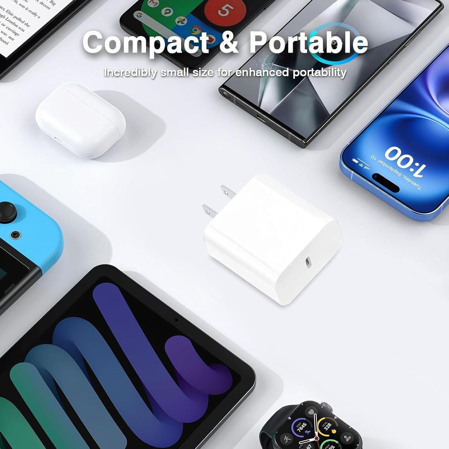 Paquete de 3 Cargadores de Pared USB-C 30W CYQAPC